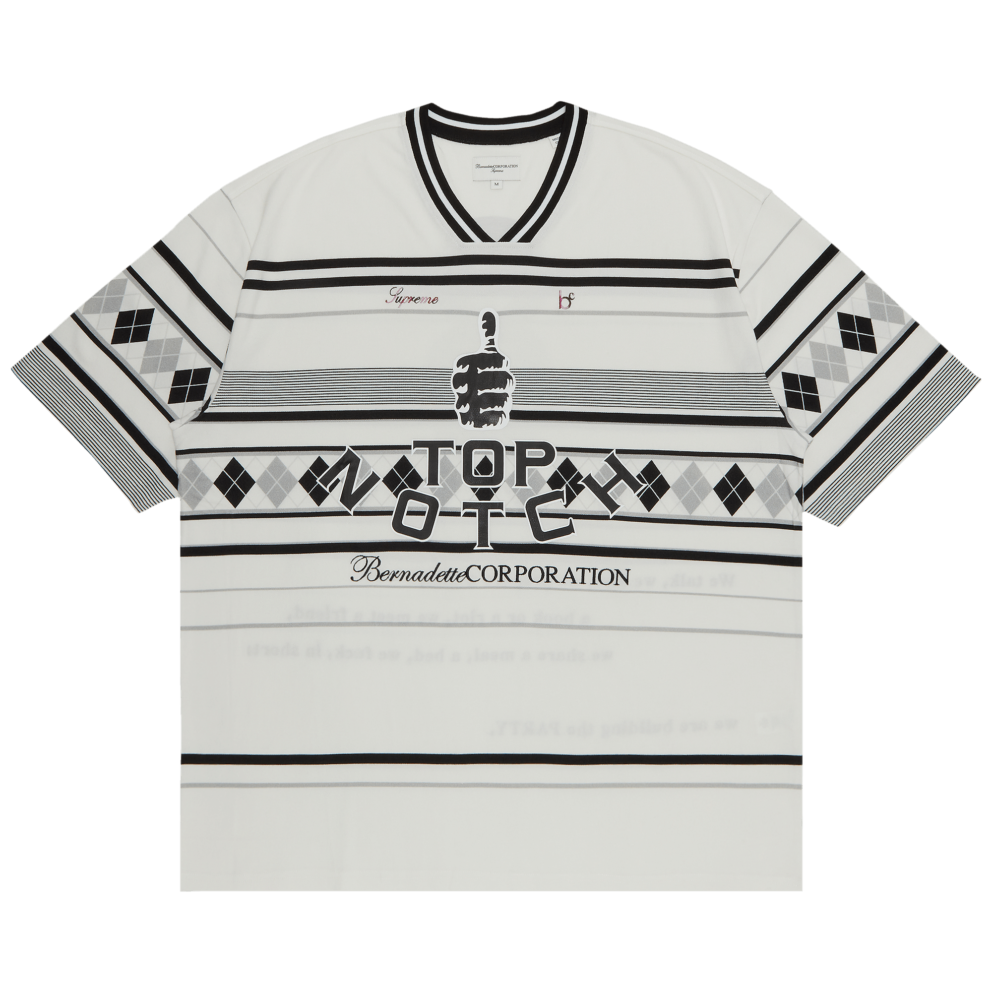 Supreme x Bernadette Corporation Pique Soccer Top 'White'