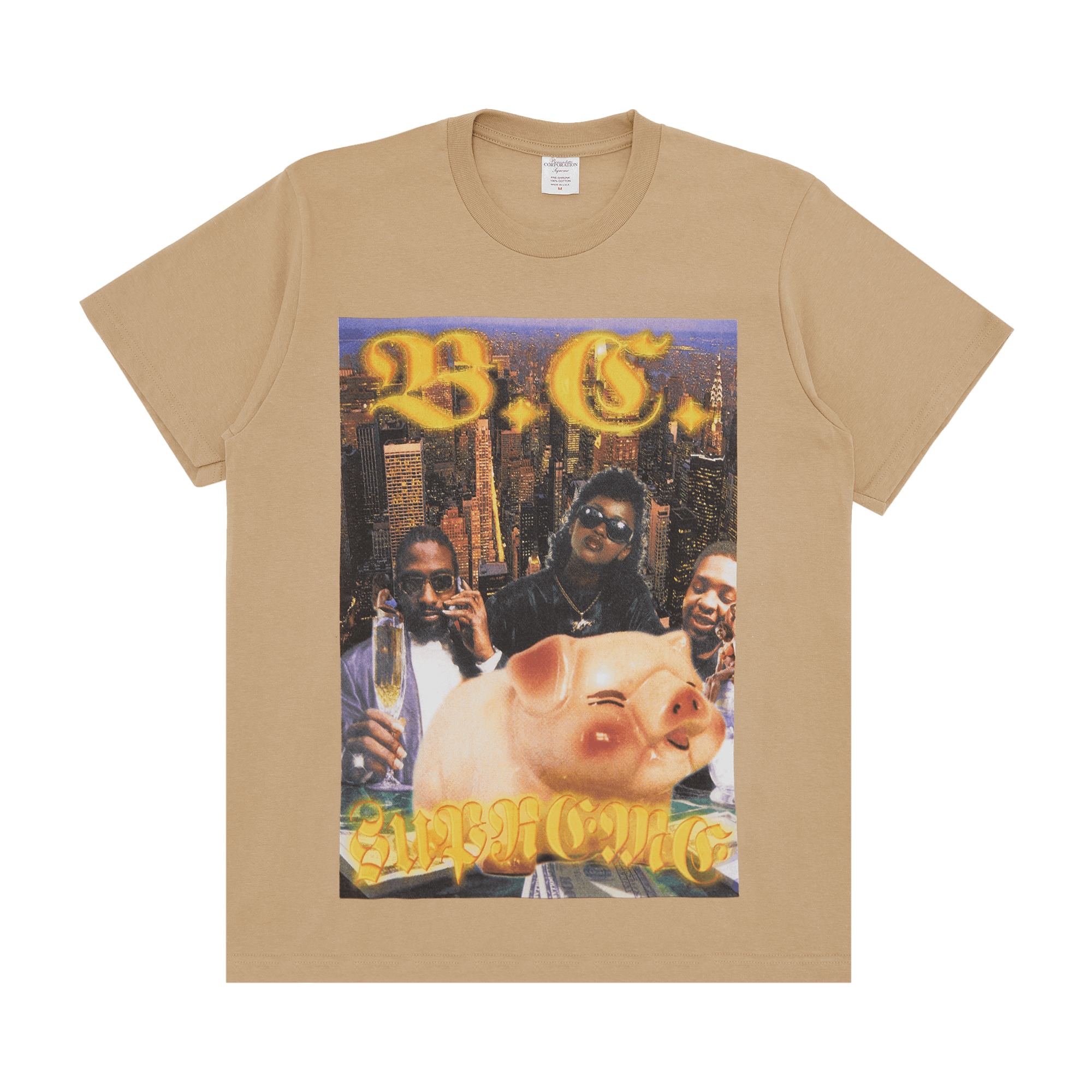 Supreme x Bernadette Corporation Money Tee 'Khaki'