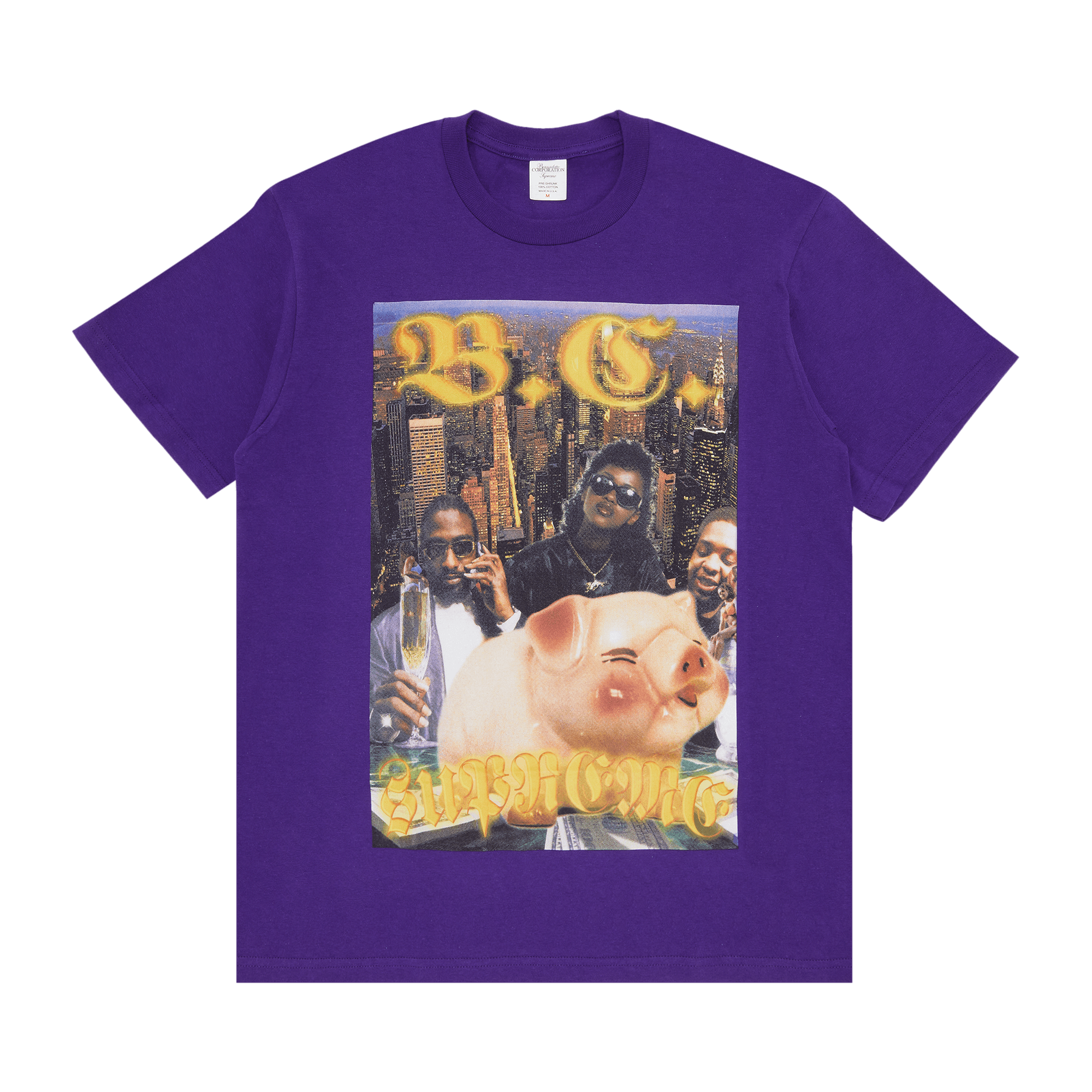 Supreme x Bernadette Corporation Money Tee 'Purple'