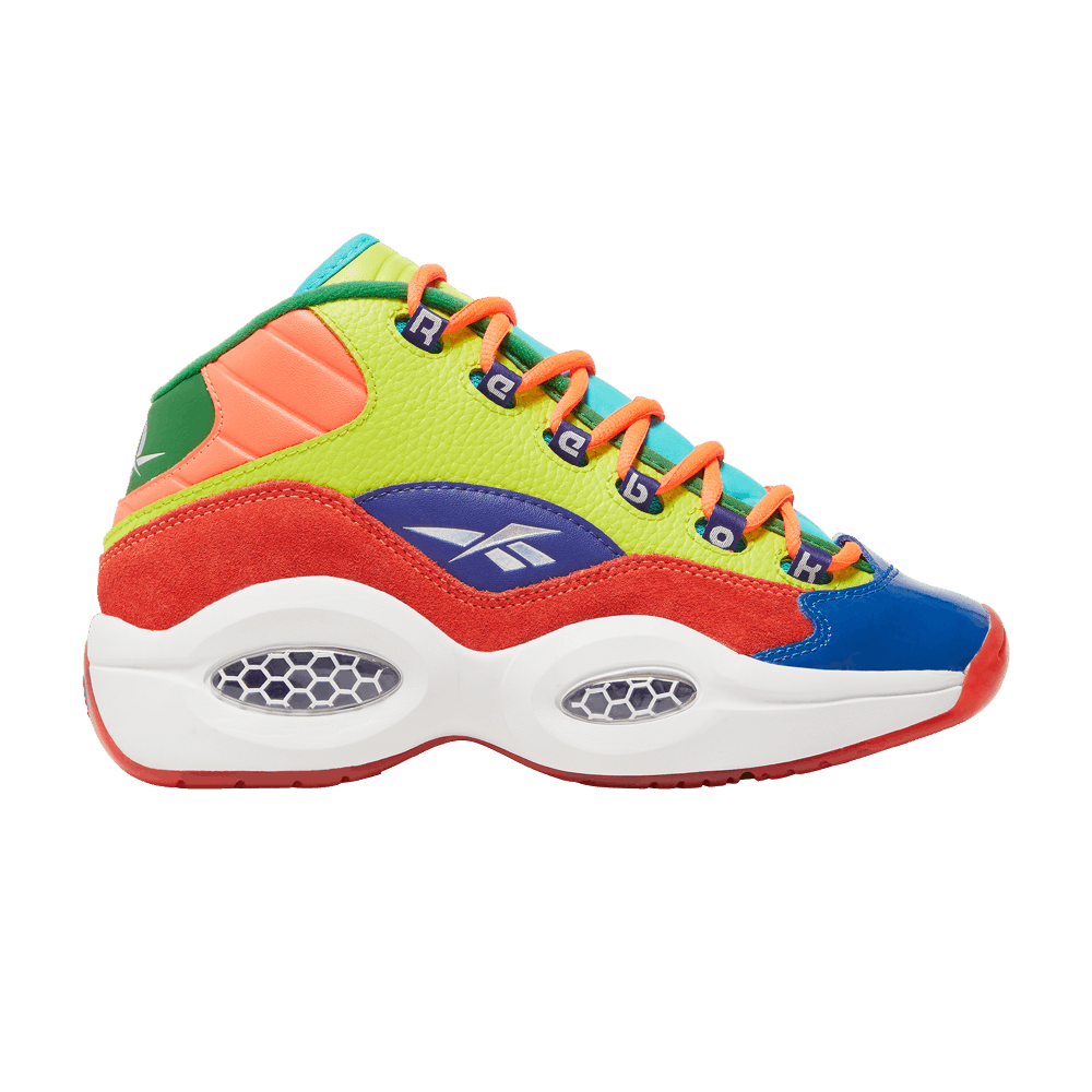 Reebok Question Mid Big Kid 'Color Explosion'