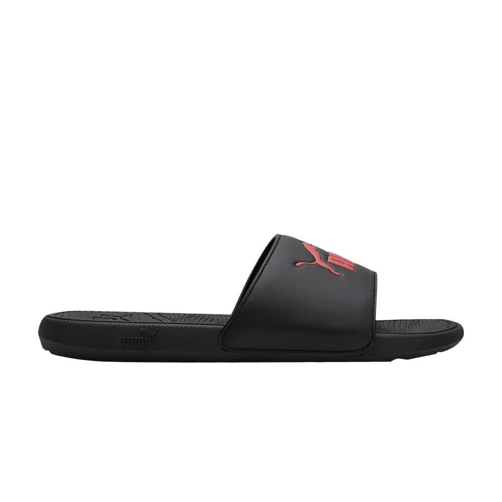 Pre-owned Puma Cool Cat 2.0 Slide 'black Red'