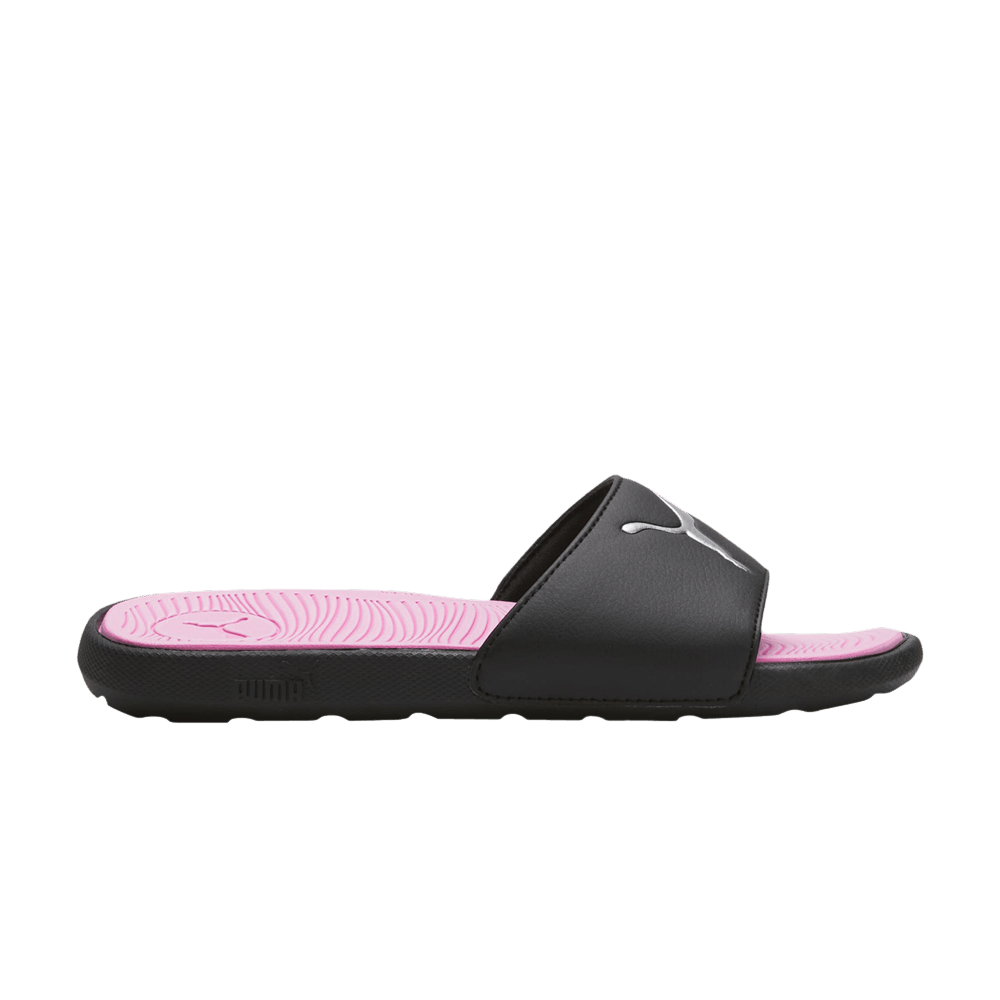 Pre-owned Puma Wmns Cool Cat 2.0 Slide 'black Pale Pink'