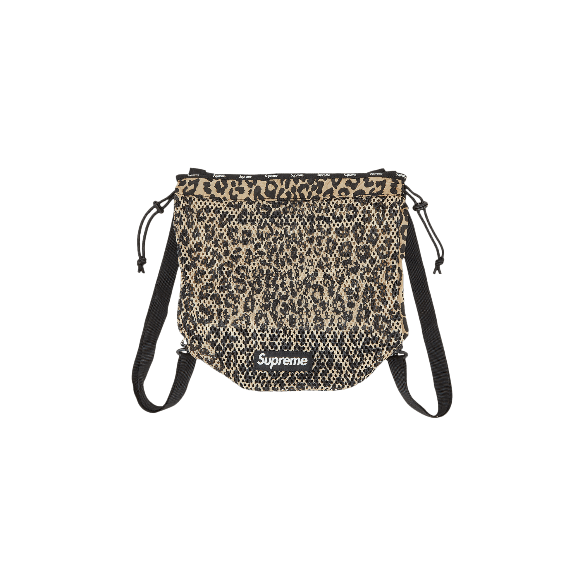Supreme Mesh Small Backpack 'Leopard'