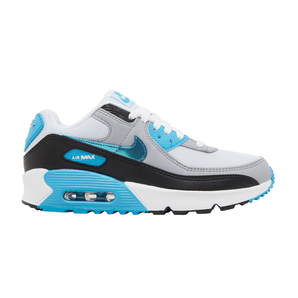 Nike Air Max 90 GS 'Blue Lightning Metallic'