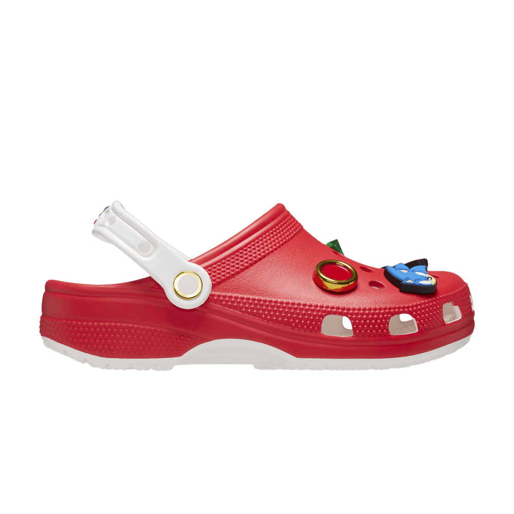 Pre-owned Crocs Sonic The Hedgehog X Classic Clog 'sonic's Shoes' In Red