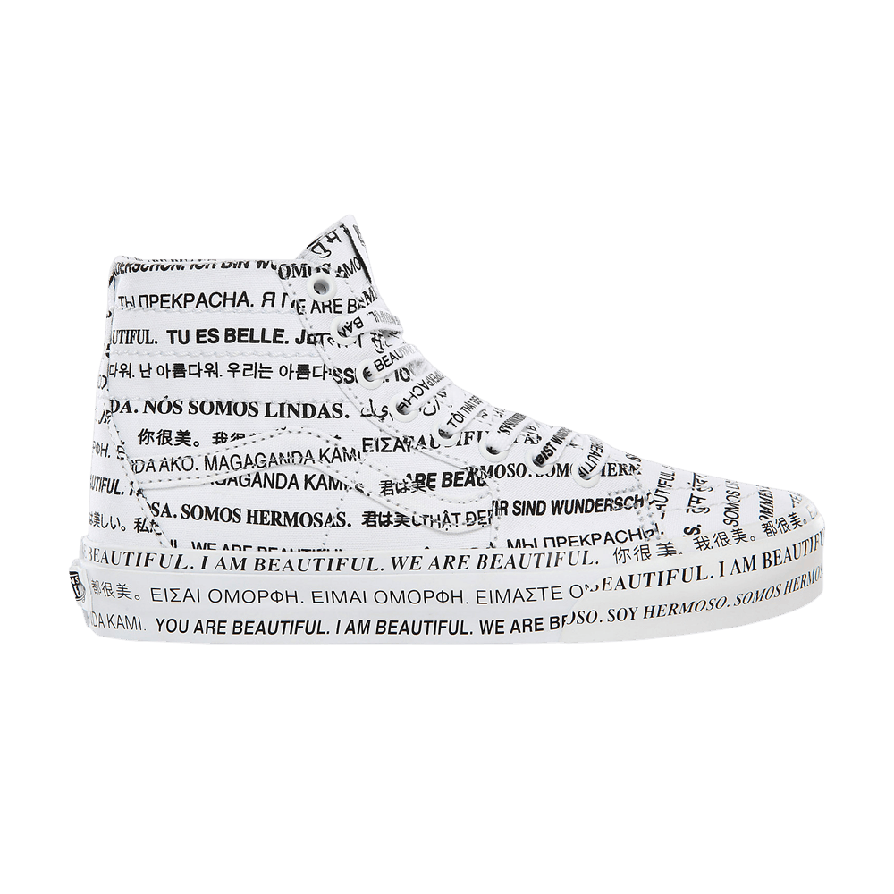 Vans Sk8-Hi Tapered 'We Are Beautiful - White'