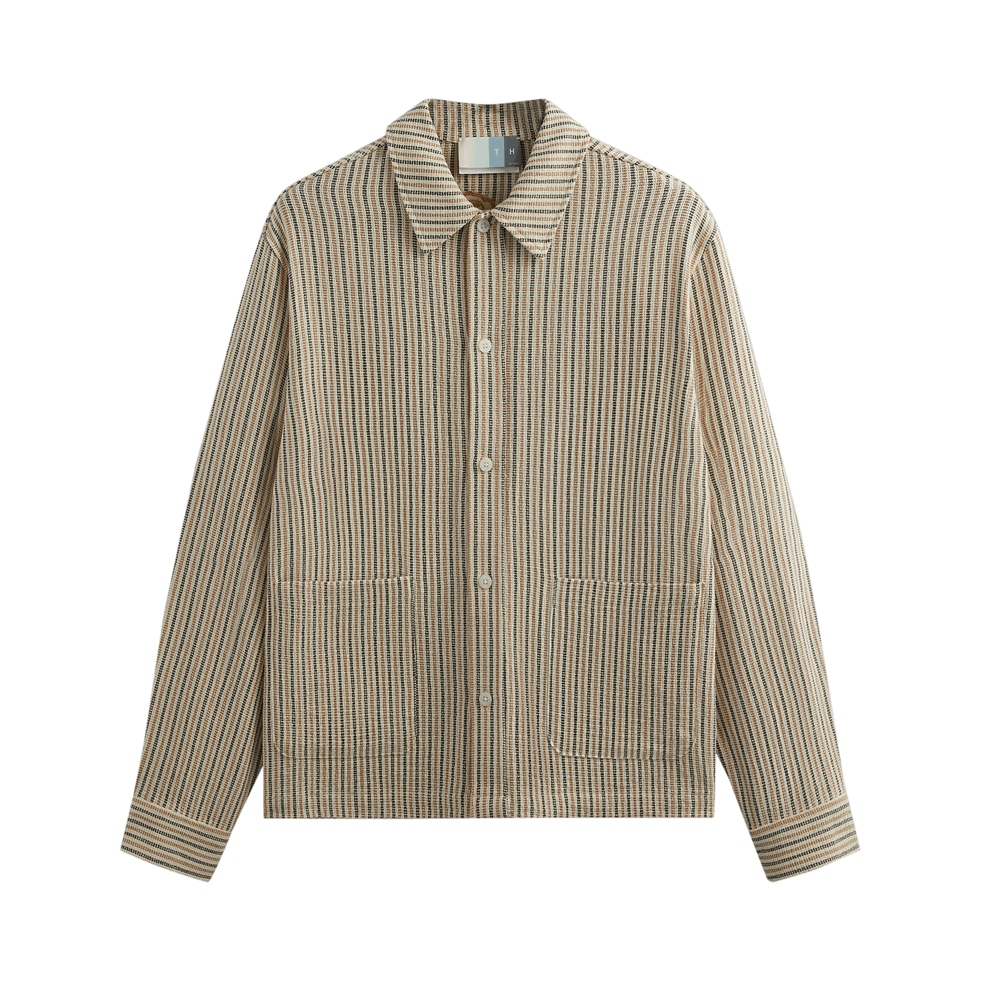 Kith Long-Sleeve Boxy Collared Overshirt 'Loft'