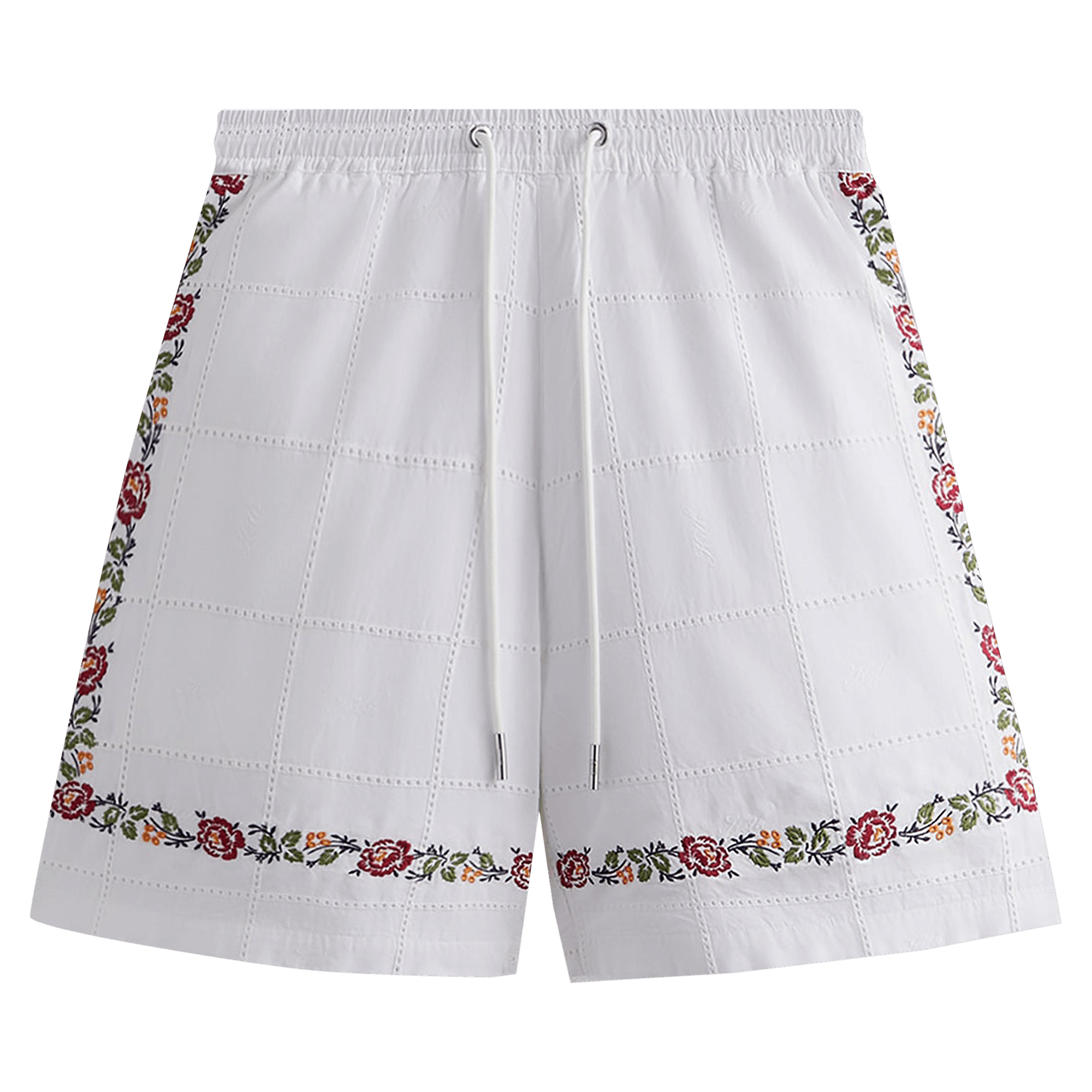 Kith Windowpane Eyelet Belmont Short 'White'