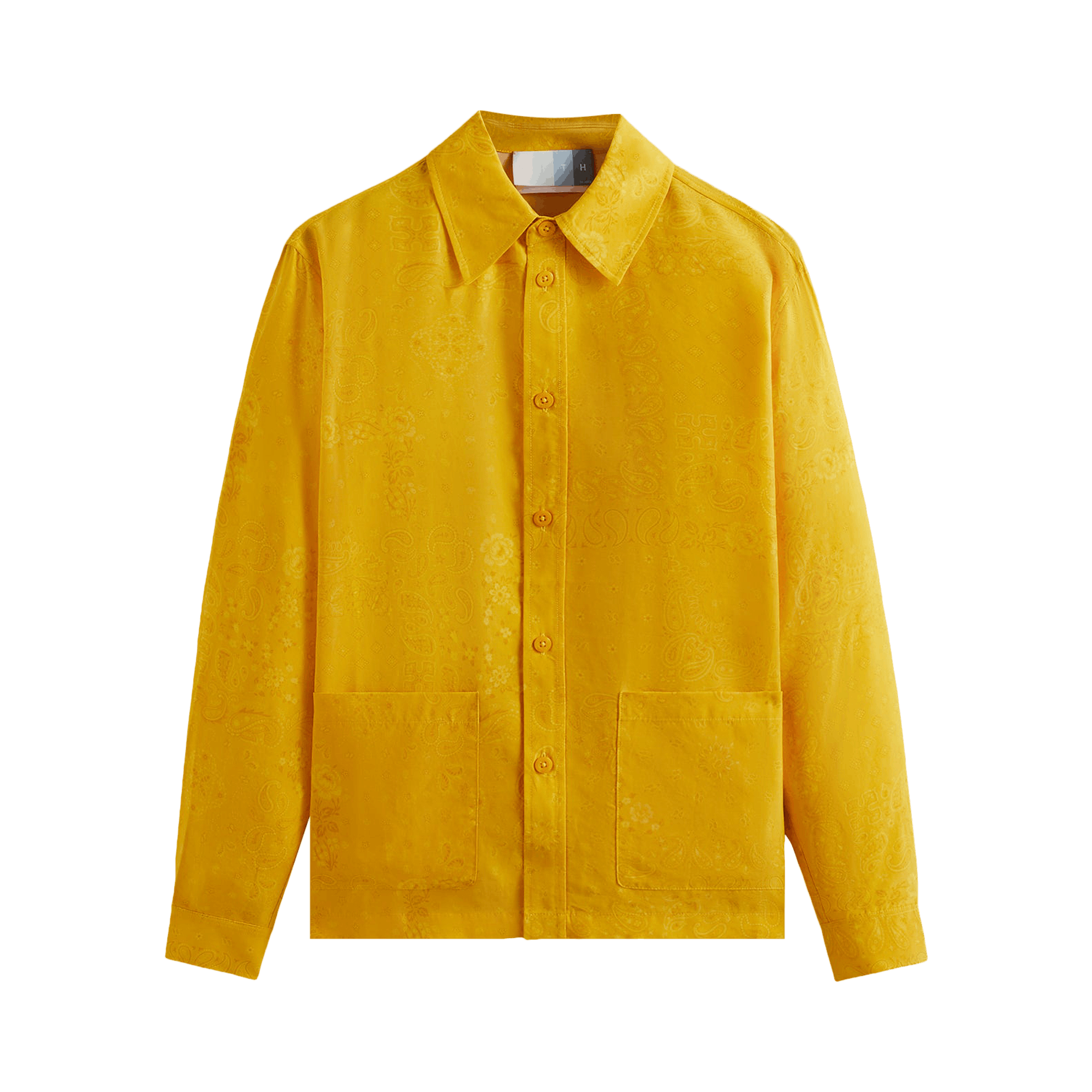 Kith Long-Sleeve Boxy Collared Overshirt 'Opulence'