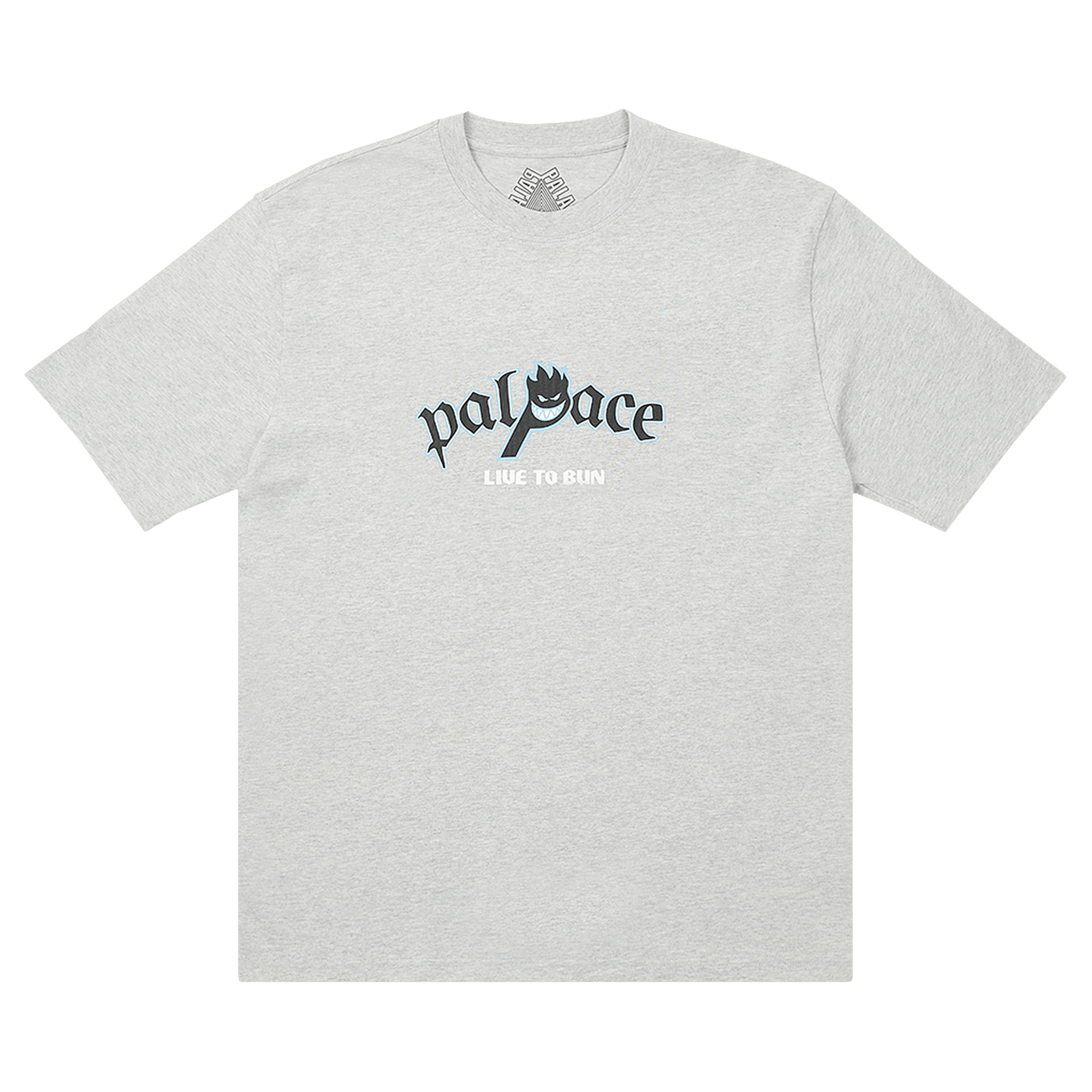 Palace x Spitfire P-Head T-Shirt 'Grey'