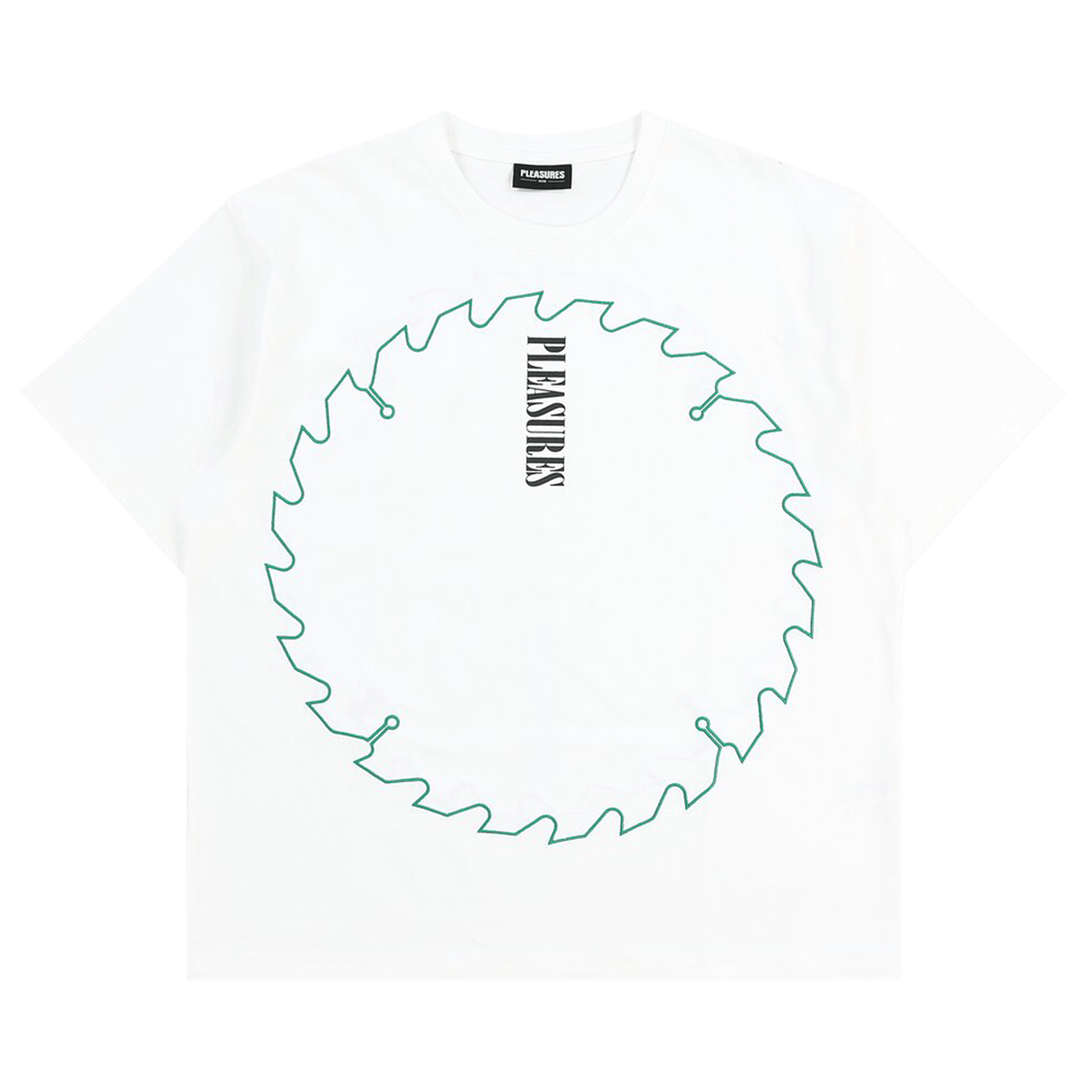 Pleasures Saw Heavyweight T-Shirt 'White'