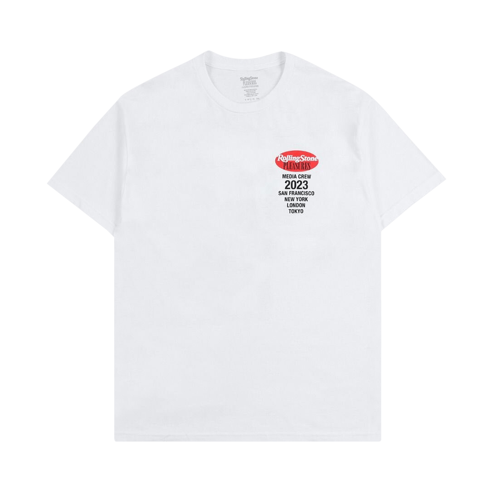 Pleasures Rolling Stone T-Shirt 'White'
