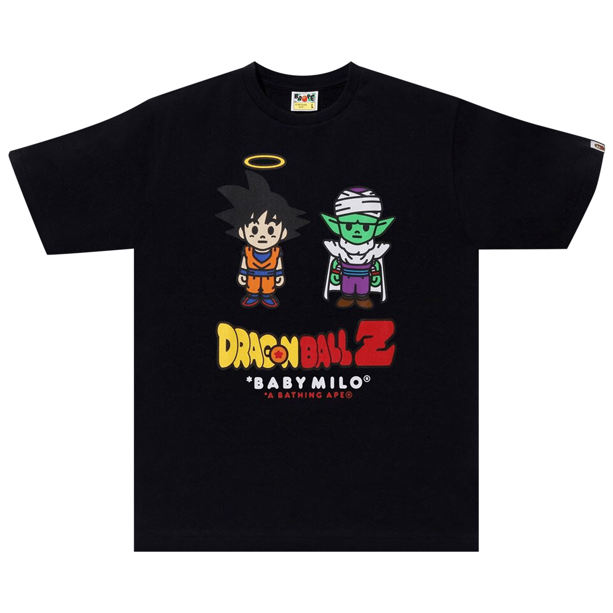 BAPE x Dragon Ball Z Son Goku & Piccolo Baby Milo Tee 'Black'