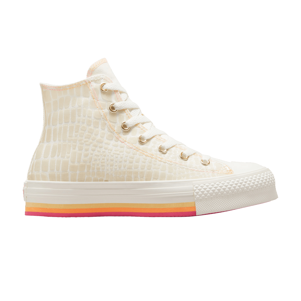 Converse Chuck Taylor All Star EVA Lift Platform High GS 'Glazed Chrome'