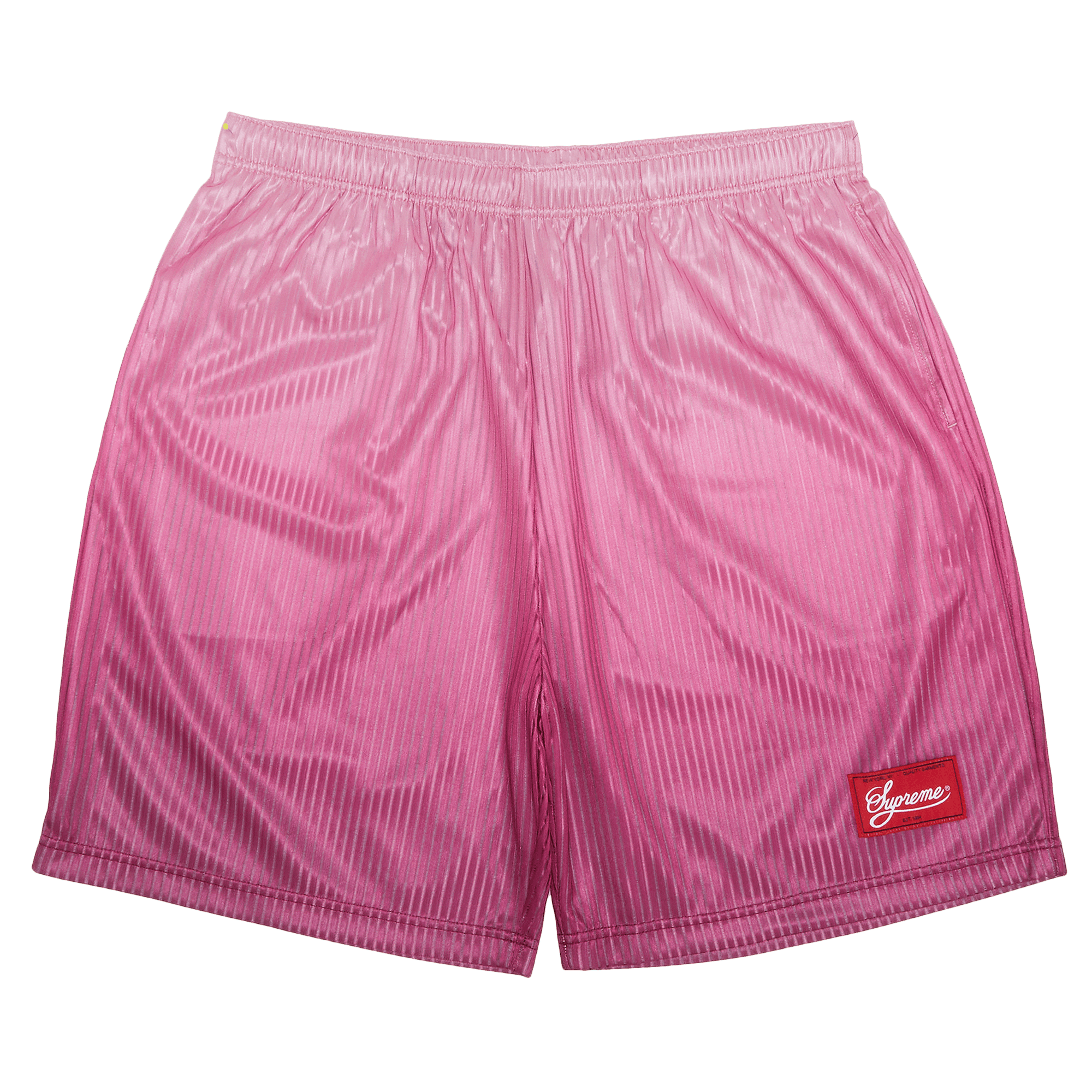 Supreme Gradient Mesh Stripe Baggy Short 'Magenta'