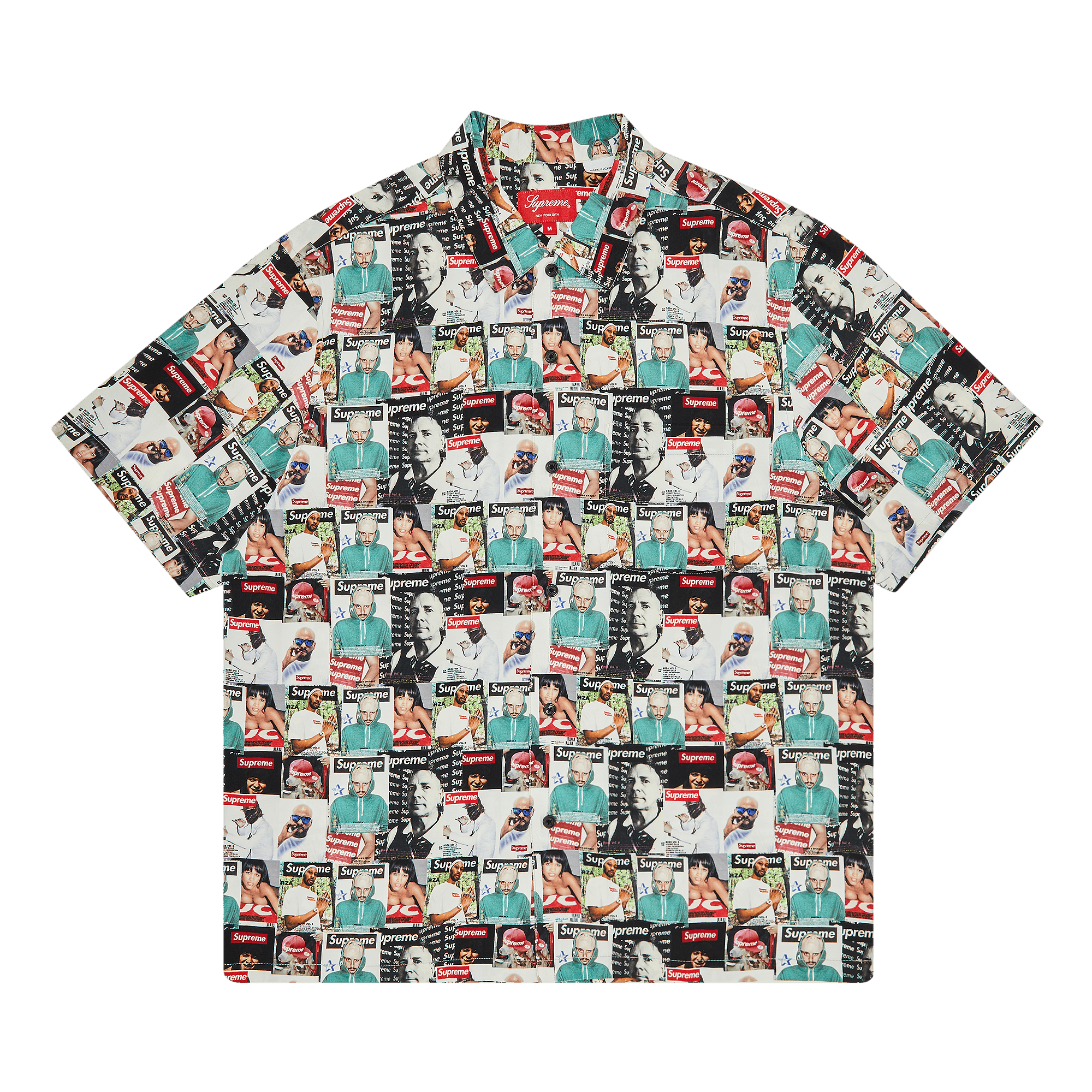 Supreme Magazine Short-Sleeve Shirt 'Multicolor'