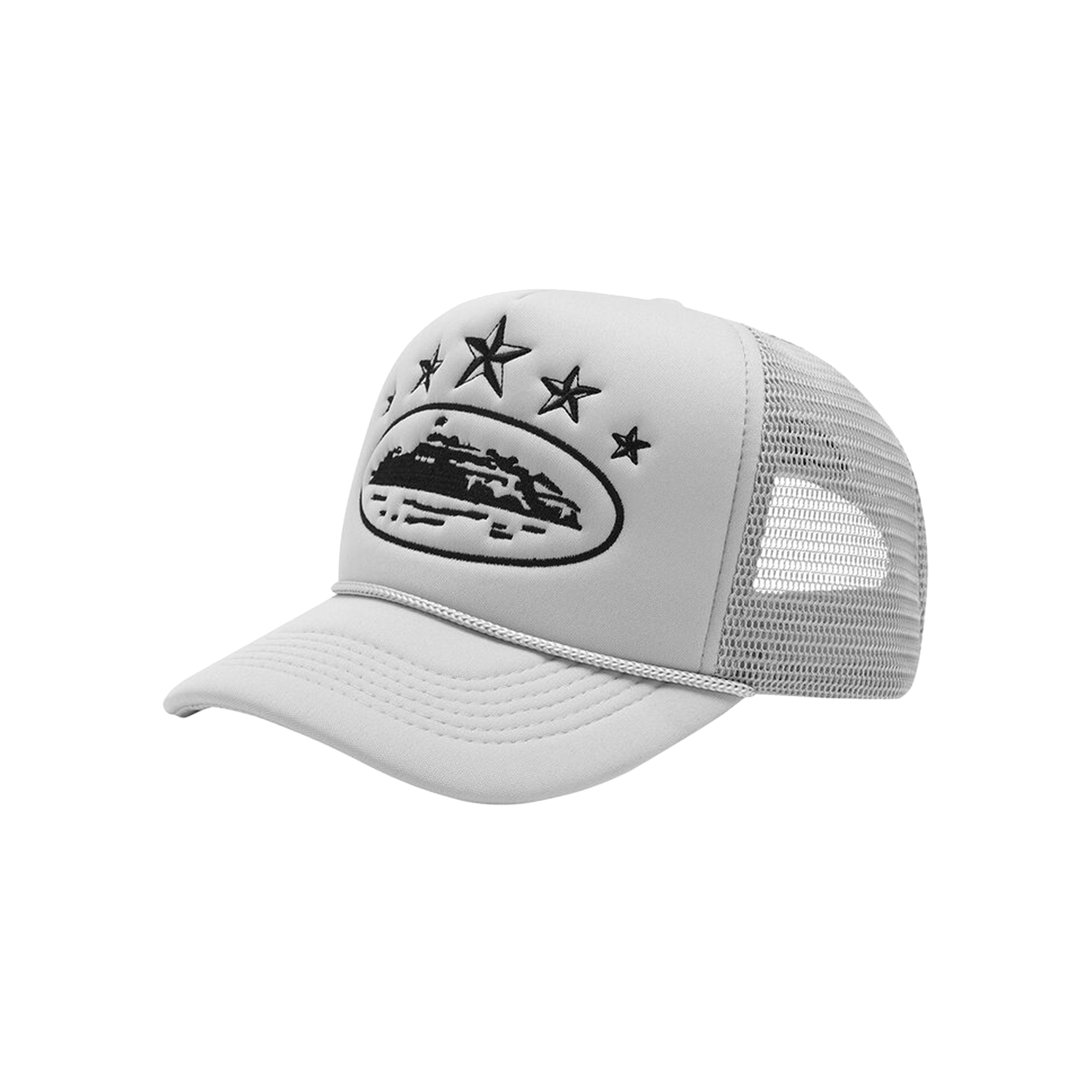 Corteiz 5 Starz Alcatraz Trucker 'Grey'
