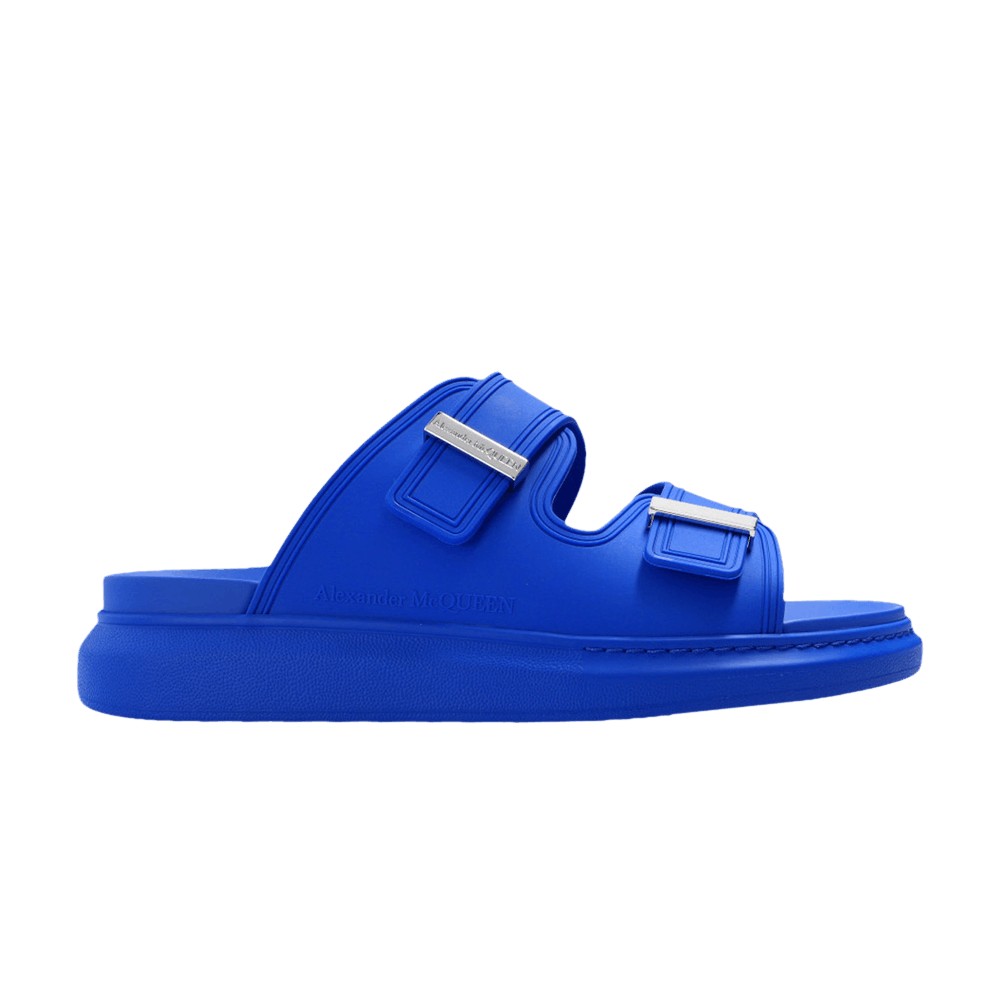 Alexander McQueen Hybrid Double Buckle Sandal 'Navy Blue'