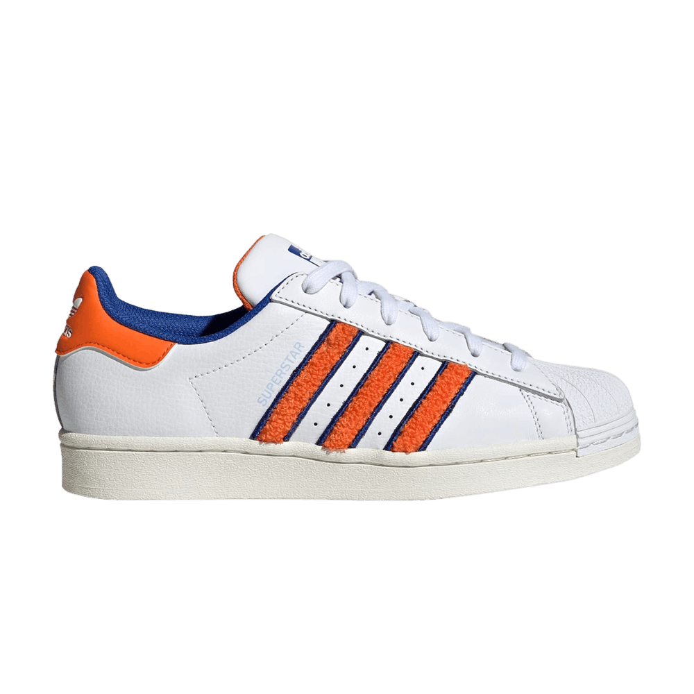 adidas Wmns Superstar 'White Orange Royal Chenille'