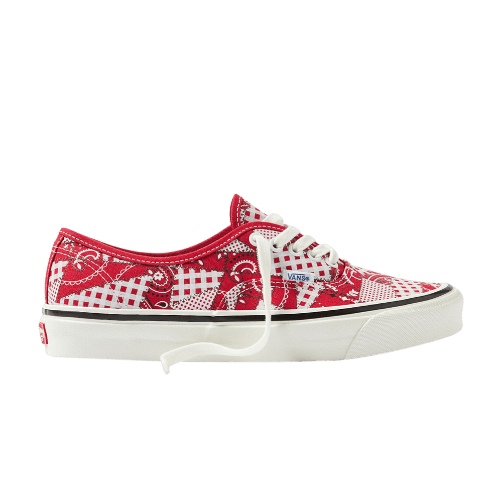 WP x Vans Authentic 44 DX 'Paisley Patchwork - Racing Red'