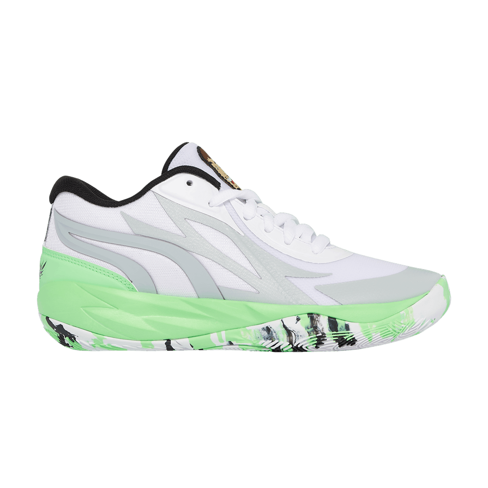 Pre-owned Puma Mb.02 Lo Jr 'lamel-o' In White