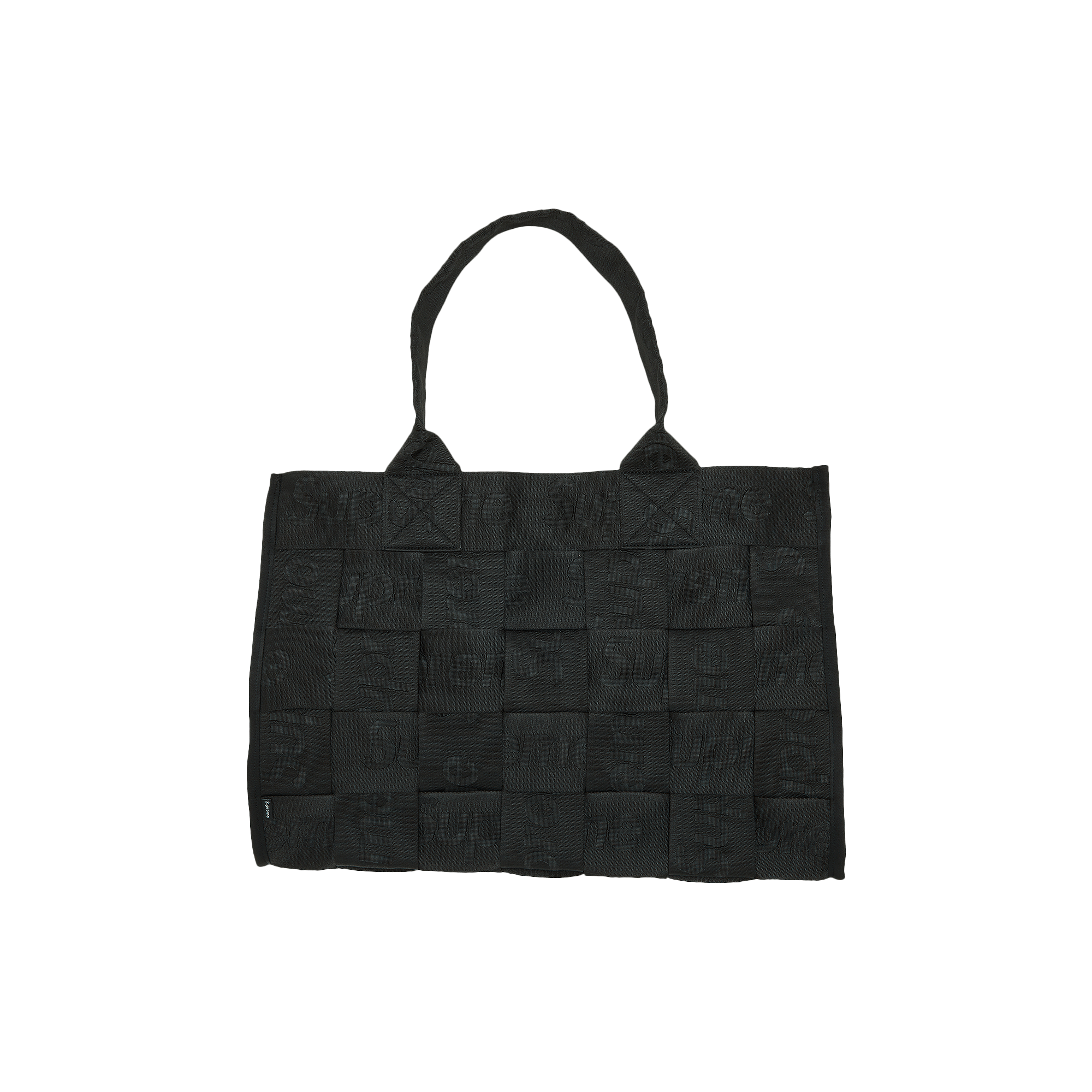 Supreme Woven Large Tote Bag 'Black'