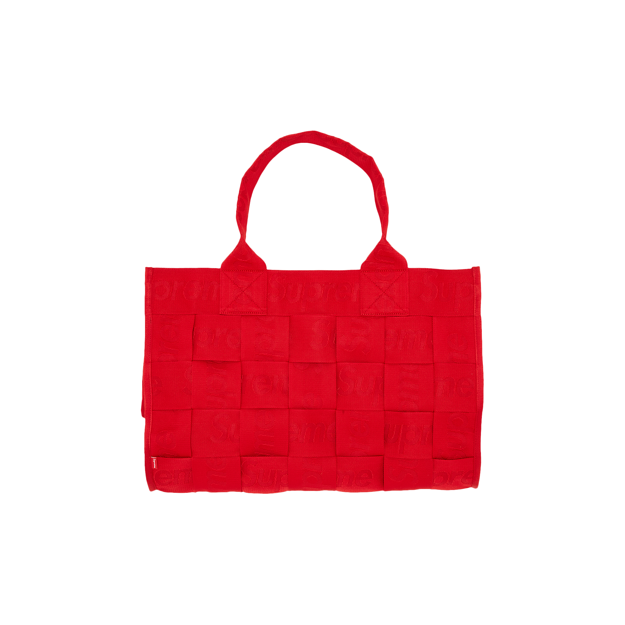 Supreme Woven Large Tote Bag 'Red'