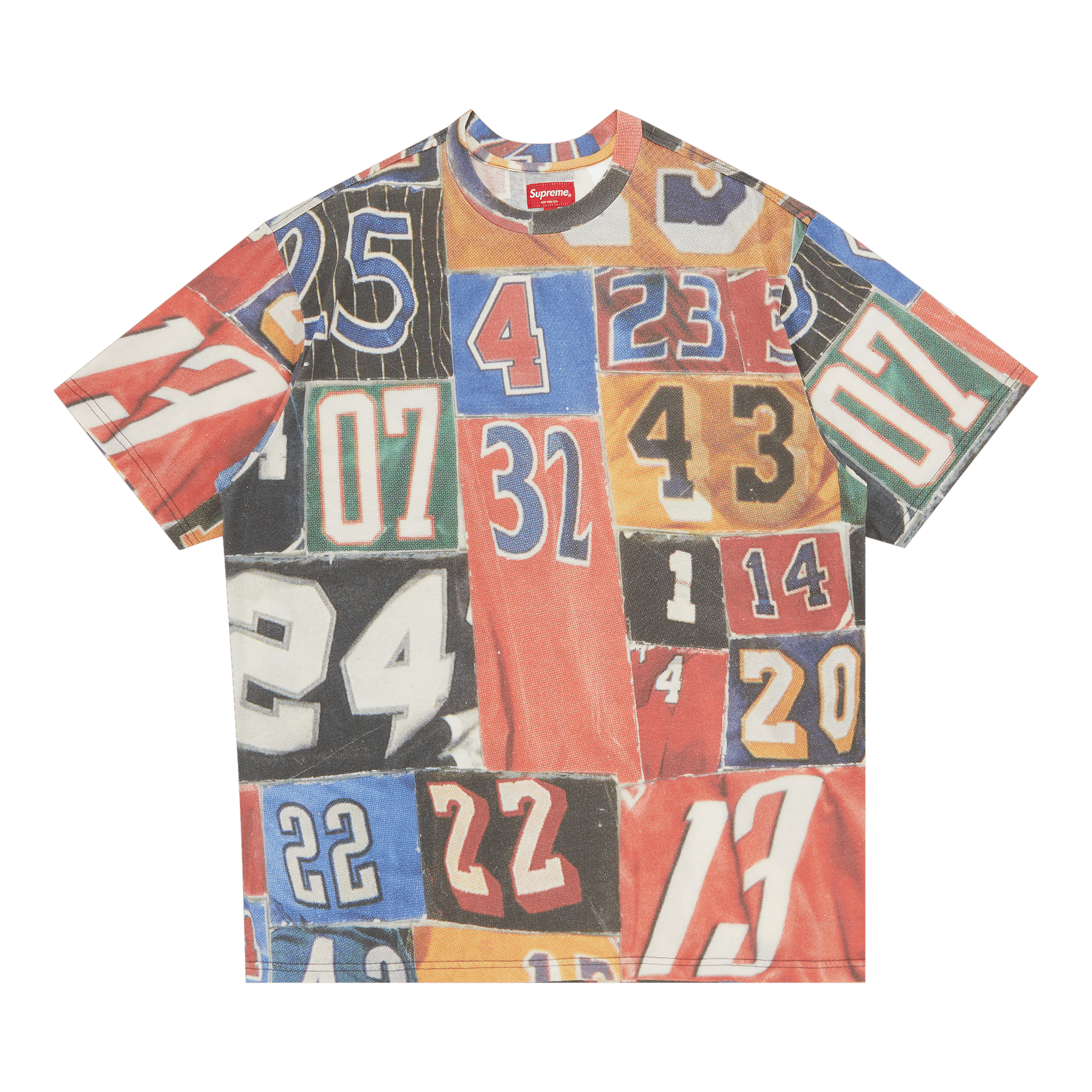 Supreme Jersey Collage Short-Sleeve Top 'Multicolor'
