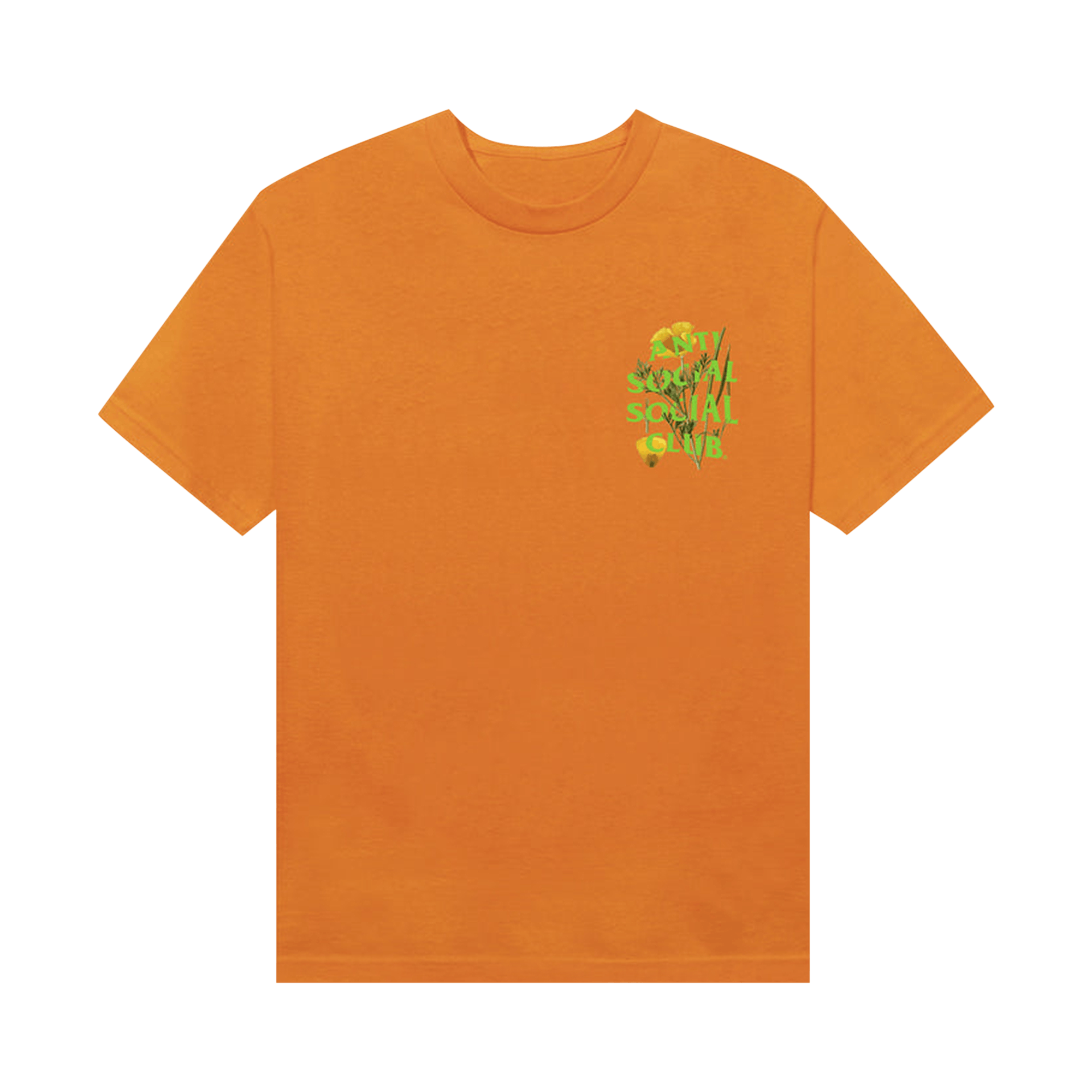 Anti Social Social Club Poppy Tee 'Orange'