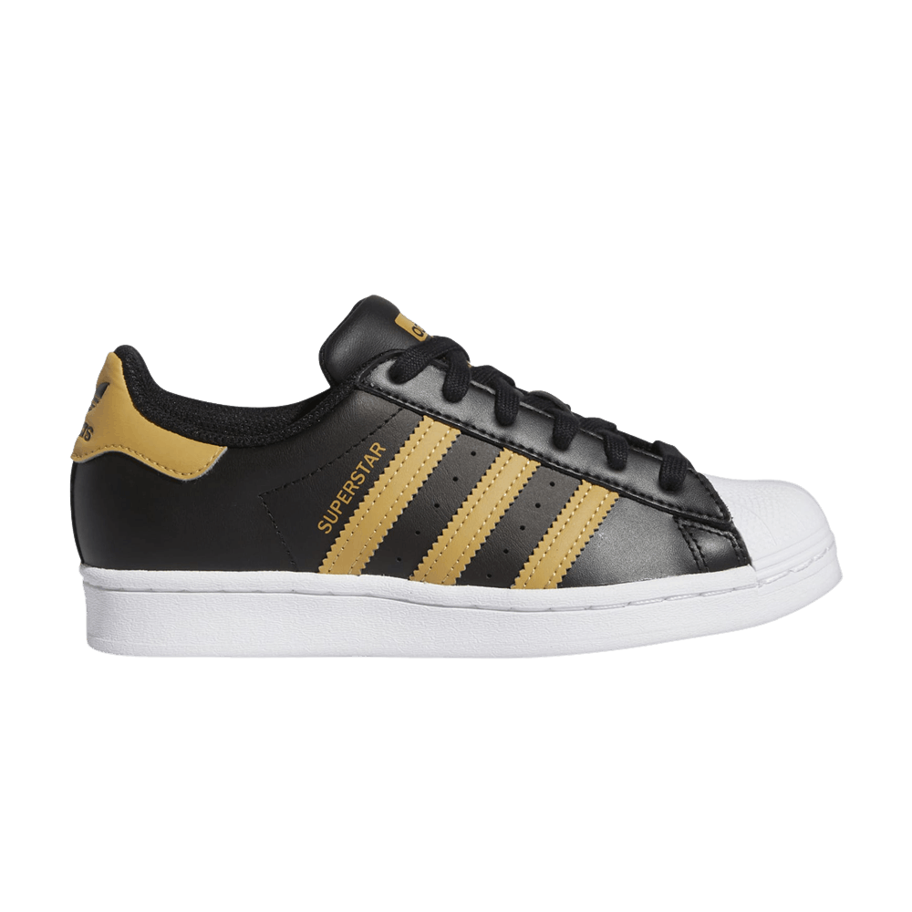 Adidas Superstar J 'Black Golden Beige'