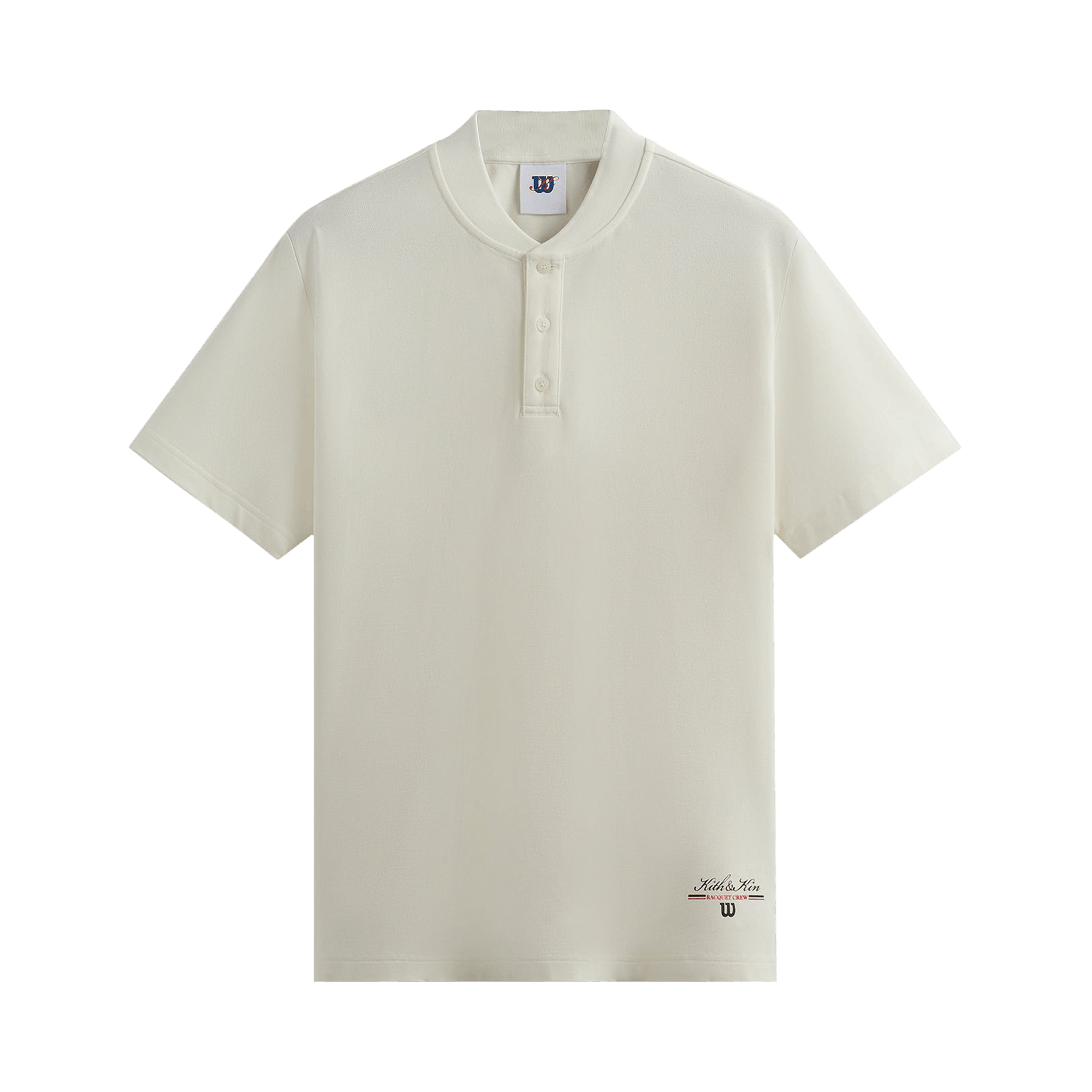 Kith For Wilson Pique Pearson Henley Pullover 'Cloud'