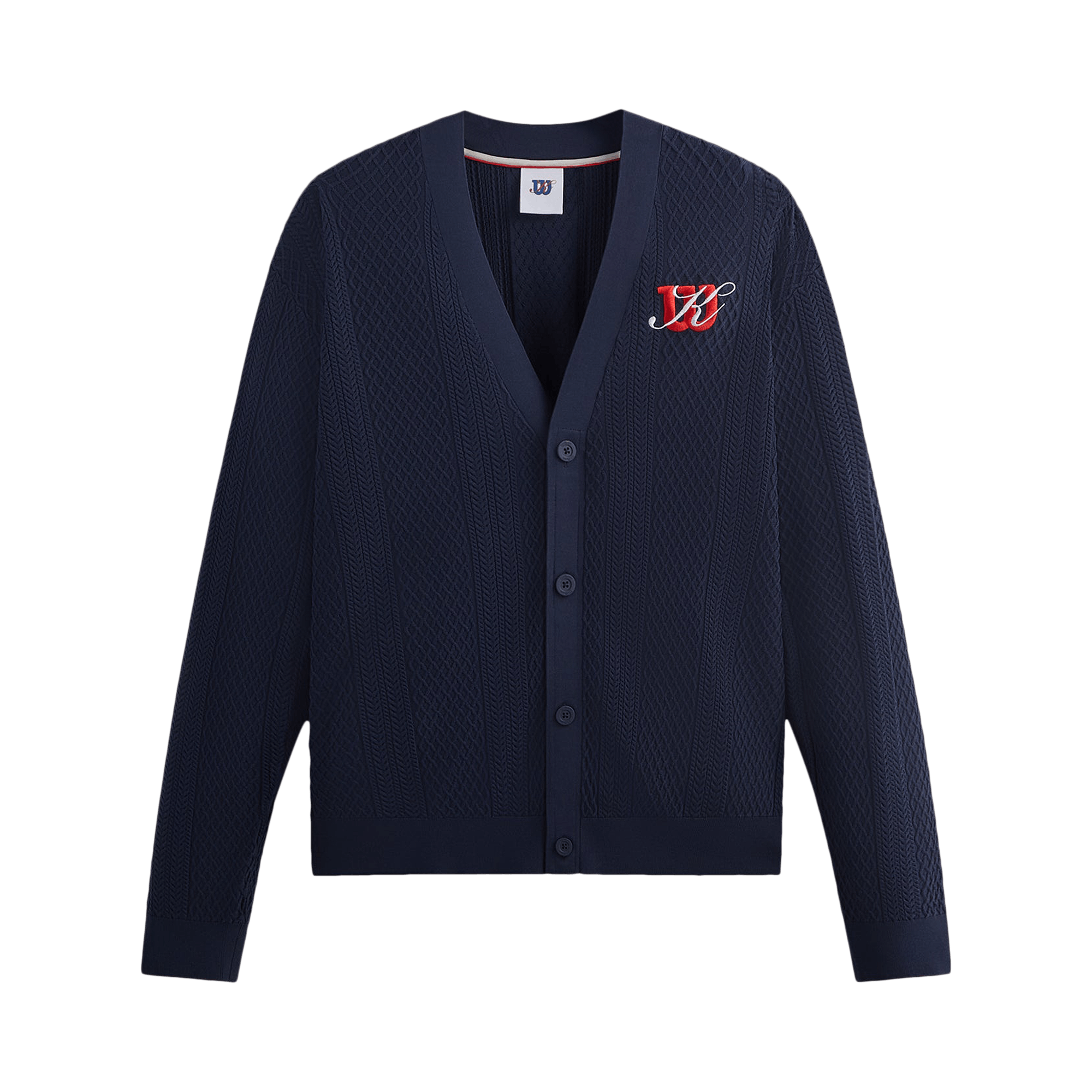 Kith For Wilson Sweater Cardigan 'Navy Blazer'