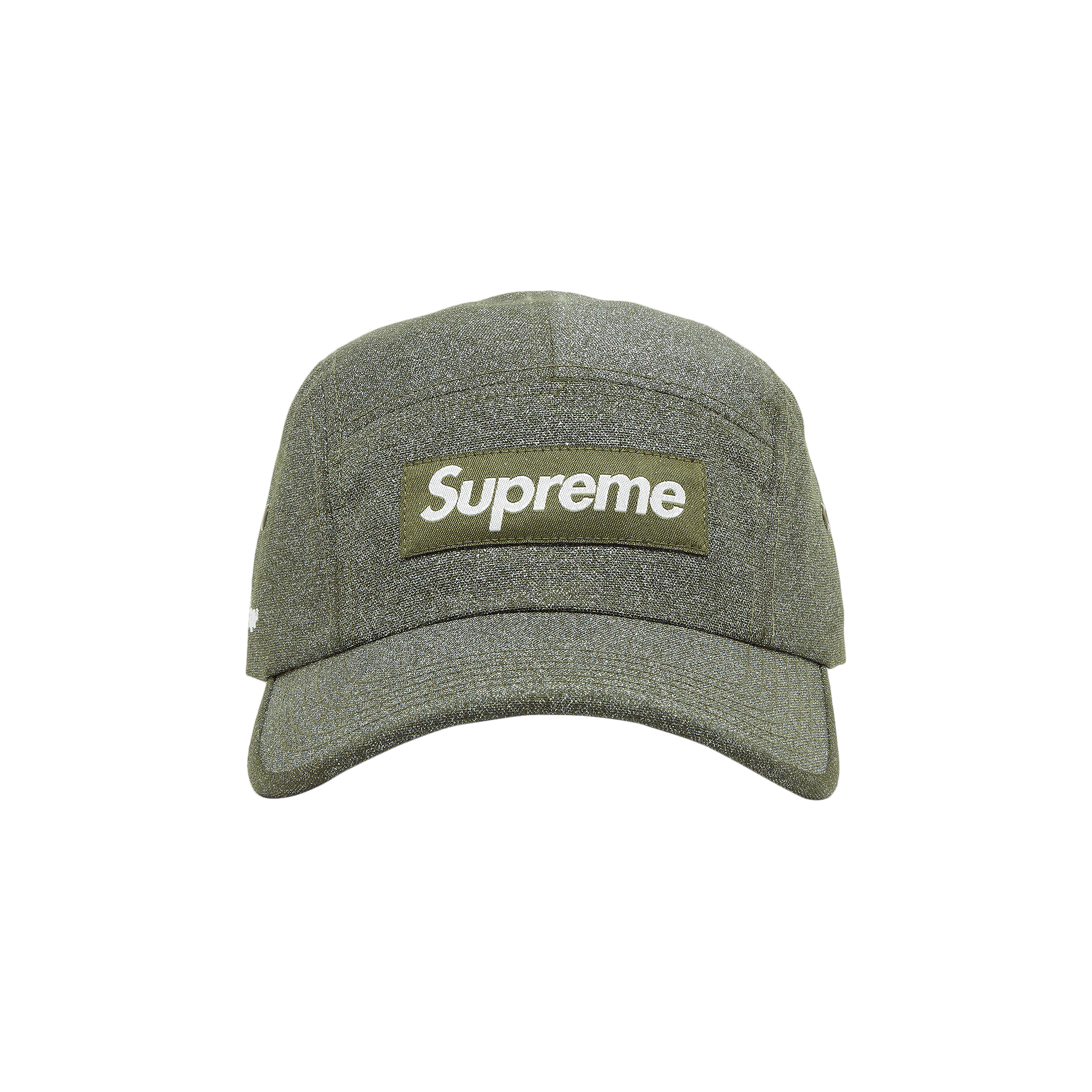 Supreme Glitter Cordura Camp Cap 'Olive'
