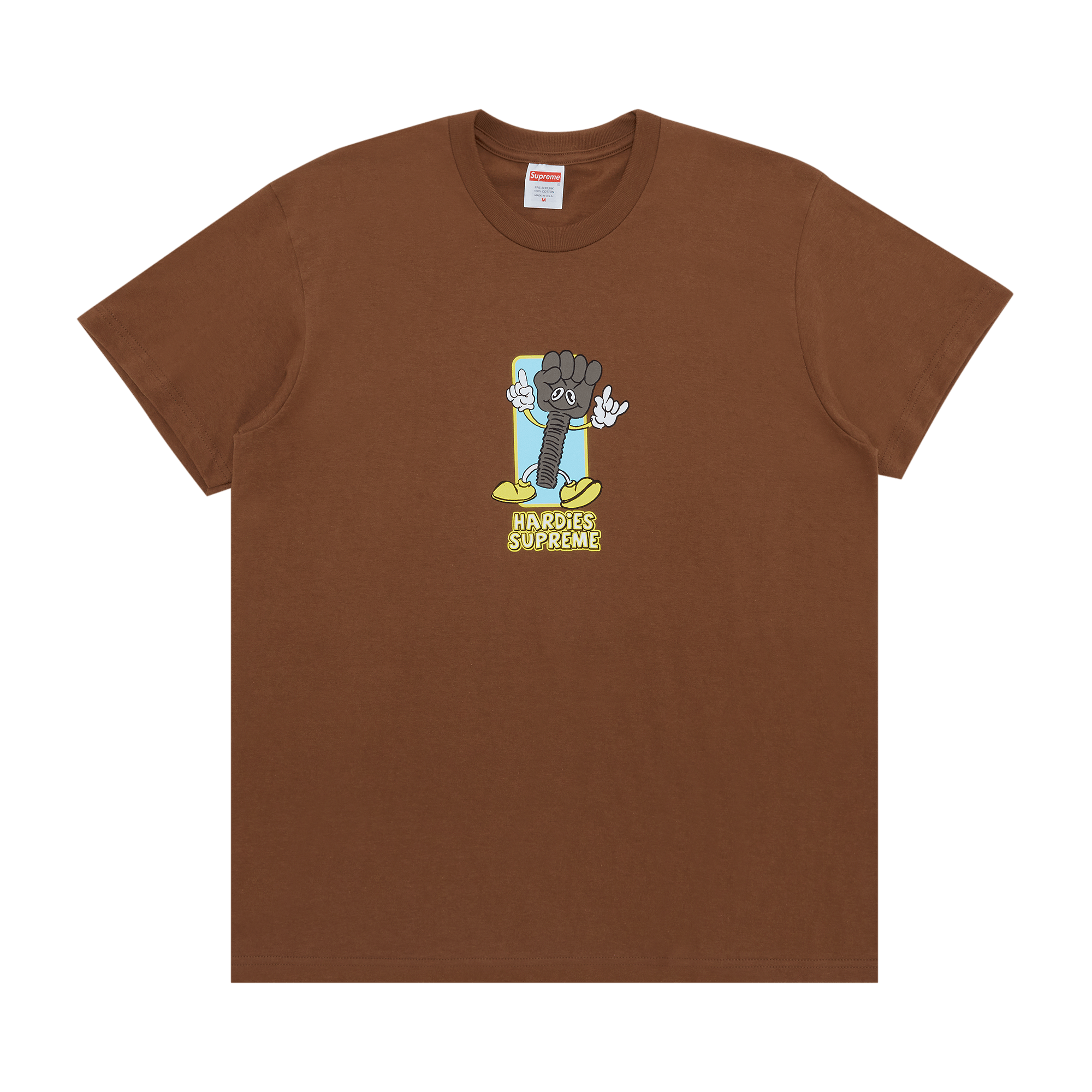 Supreme x Hardies Bolt Tee 'Brown'