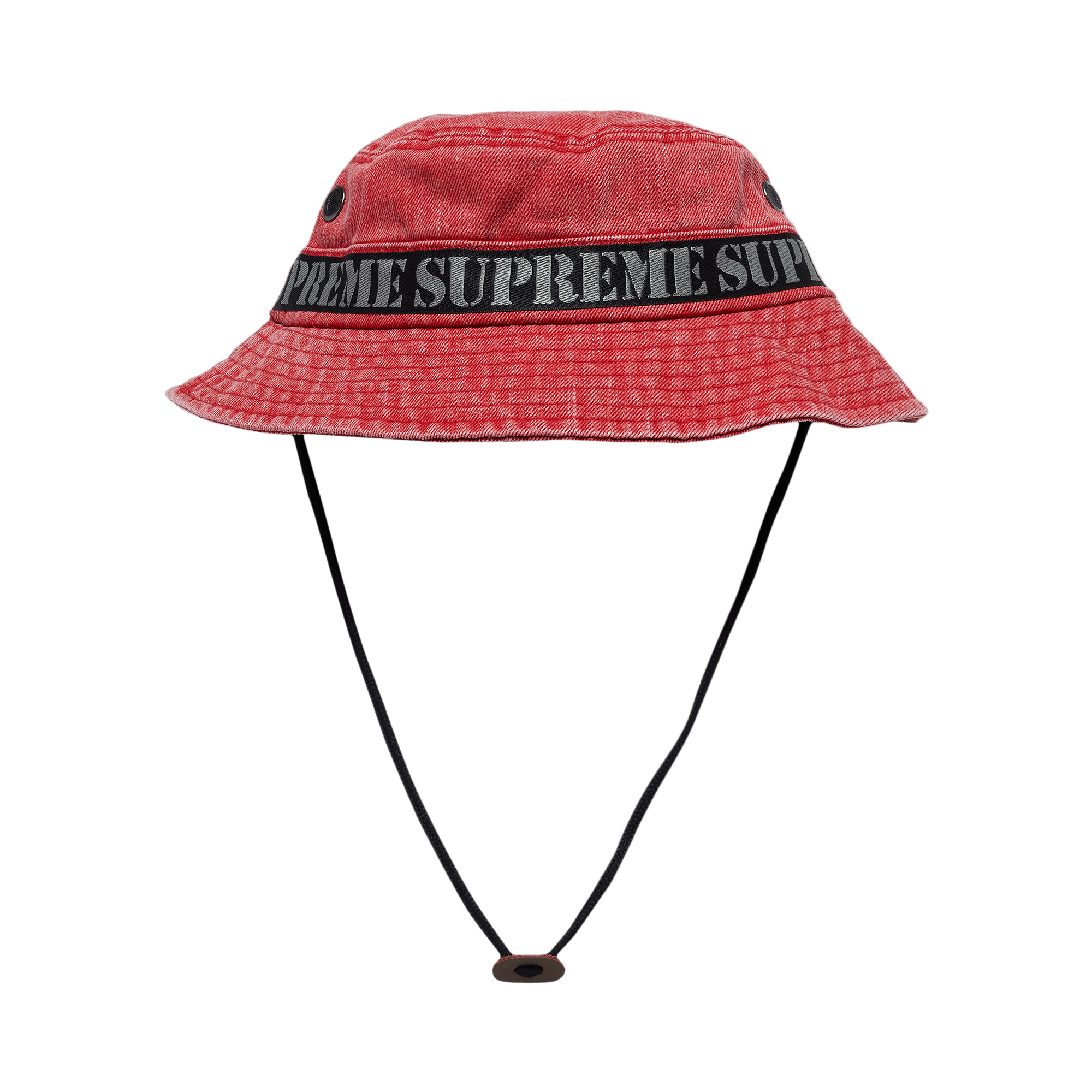 Supreme Stencil Webbing Boonie 'Red'