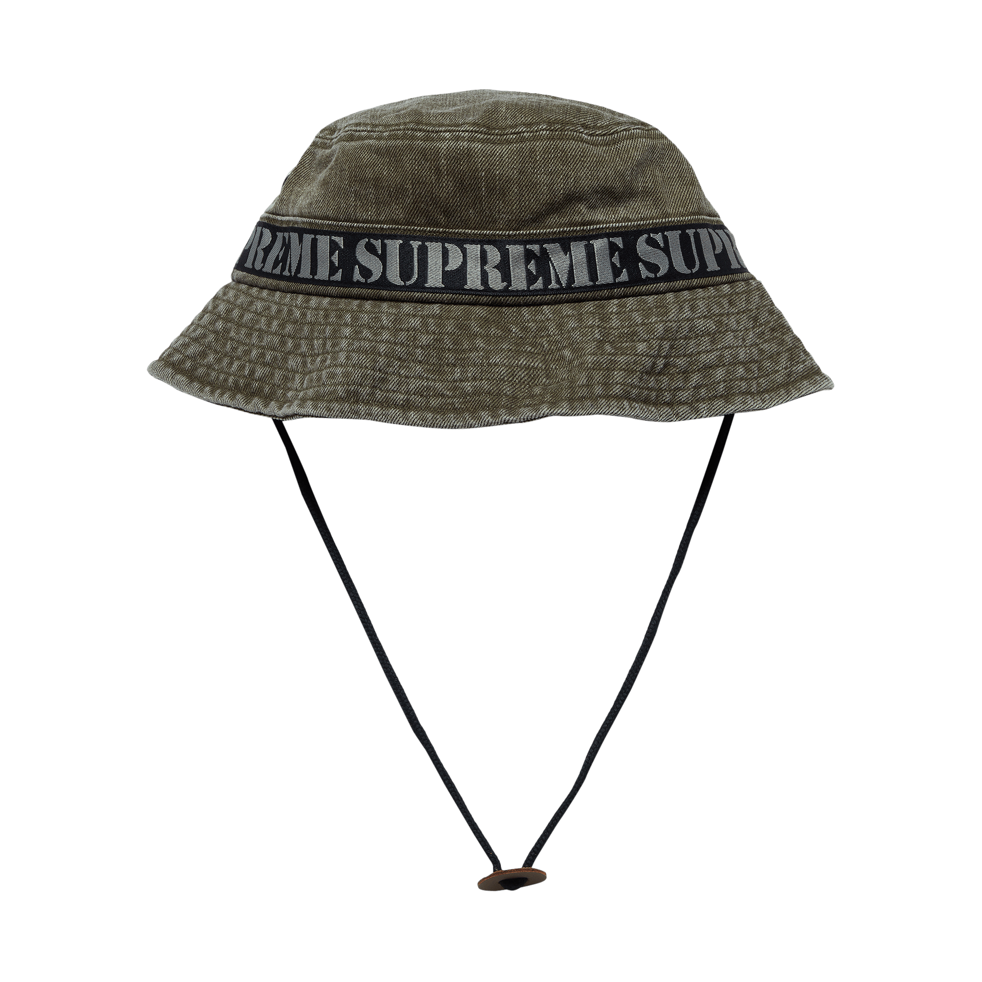 Supreme Stencil Webbing Boonie 'Olive'