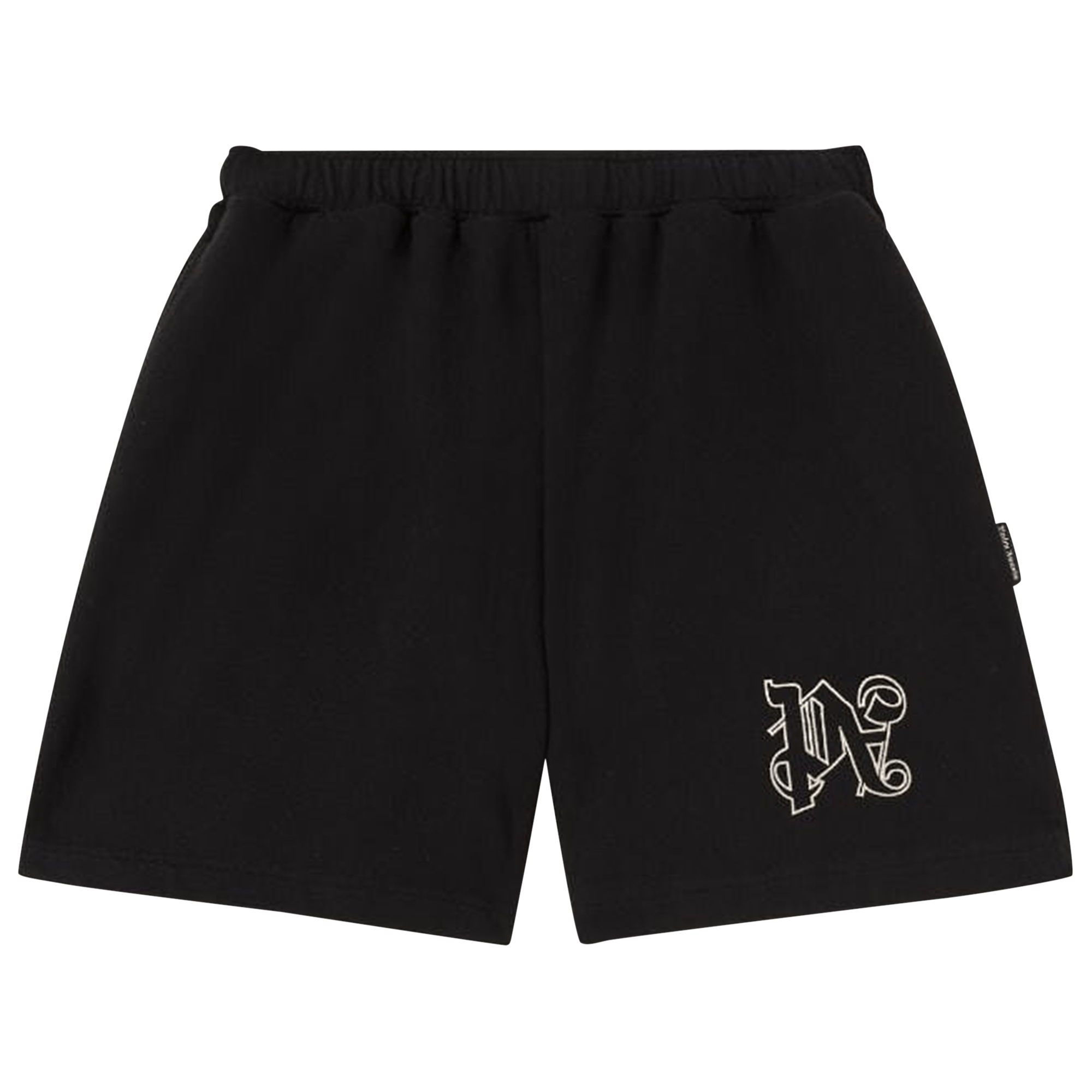 Palm Angels Monogram Sweatshorts 'Black/Off White'
