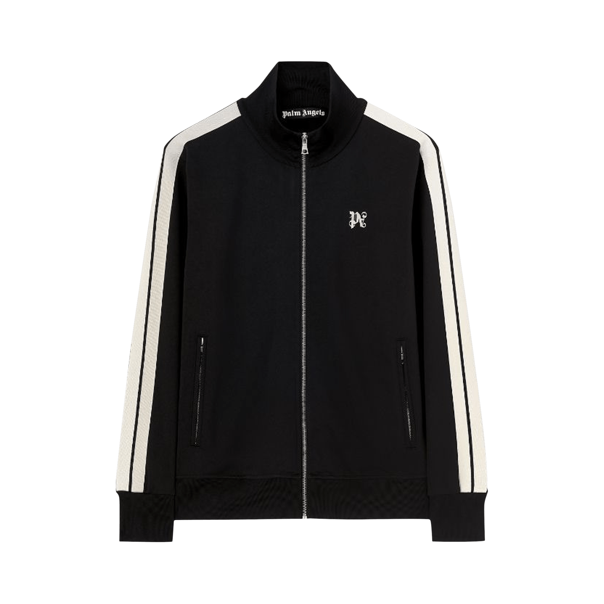 Palm Angels Monogram Classic Track Jacket 'Black/Off White'
