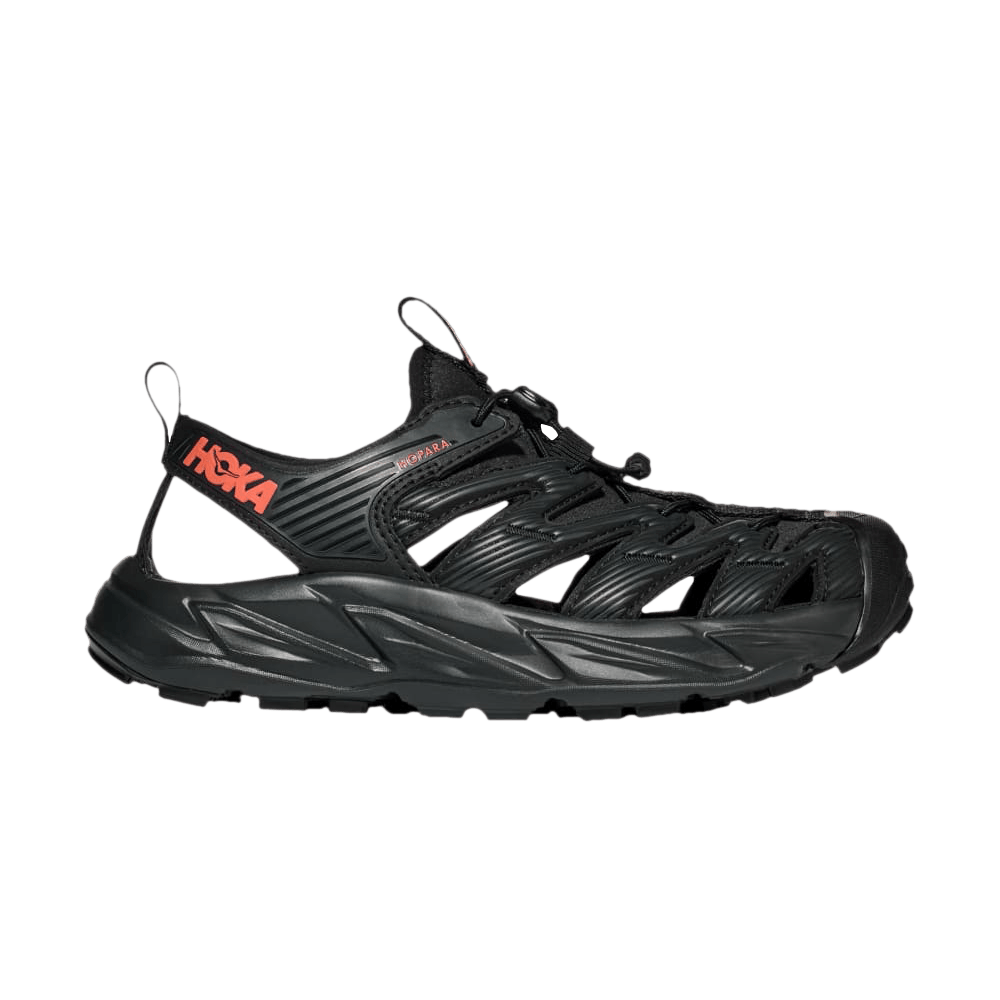 HOKA Wmns Hopara Sandal 'Black Fusion Coral'