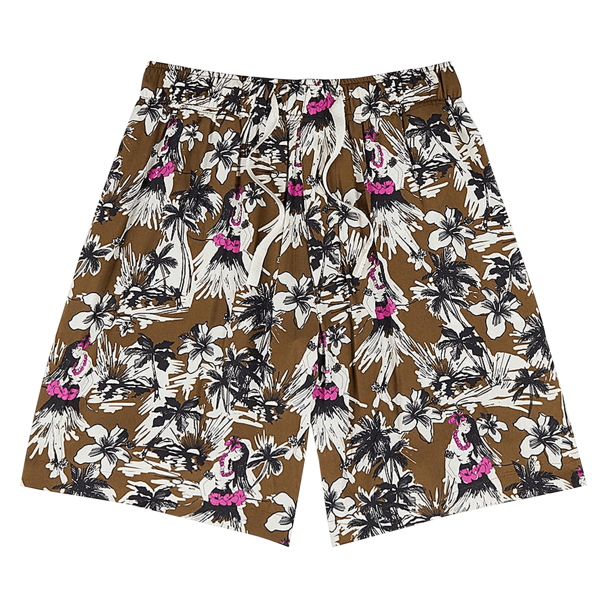 Palm Angels Hula Cargo Loose Shorts 'Beige/Butter'