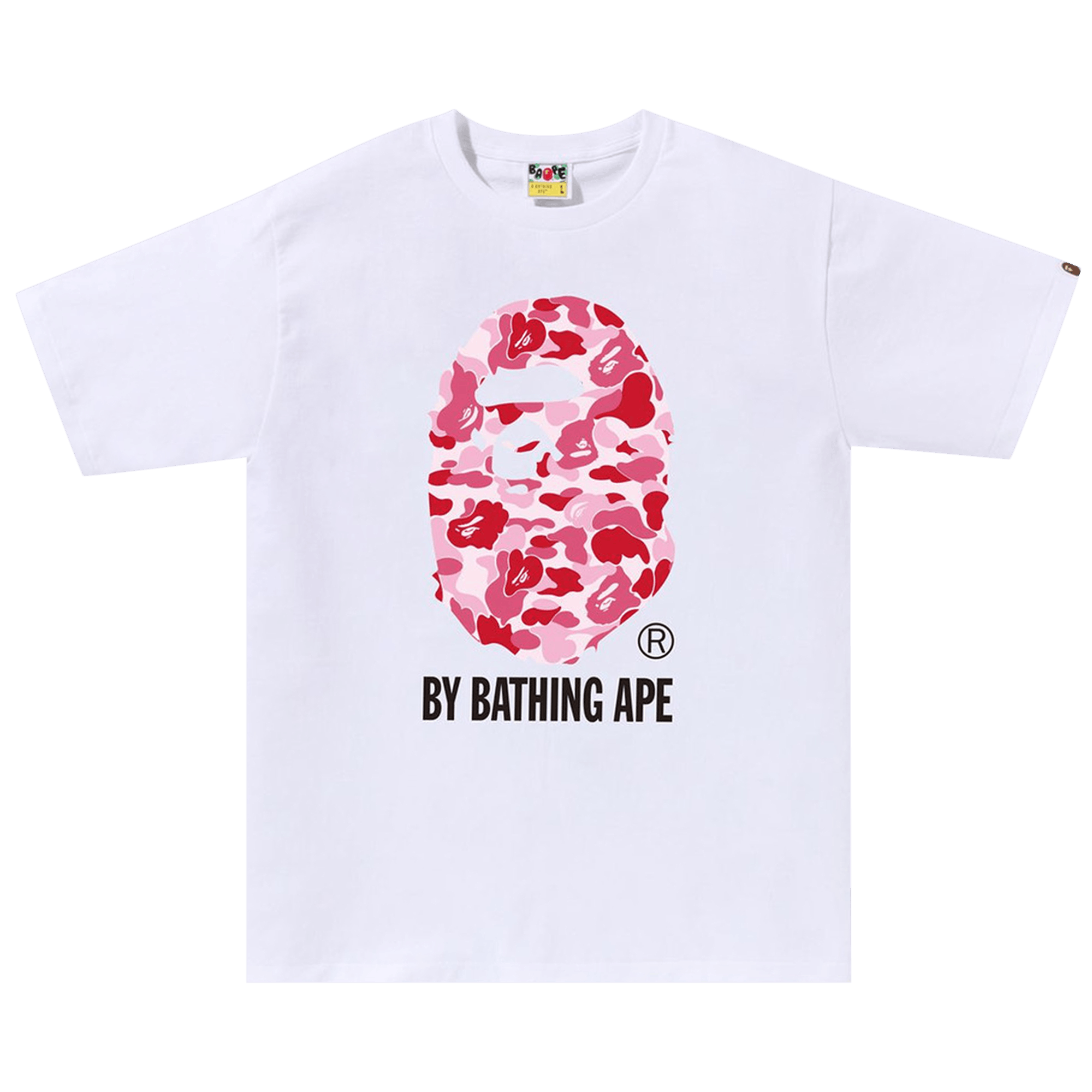 BAPE ABC Camo By Bathing Ape Tee 'White/Pink'