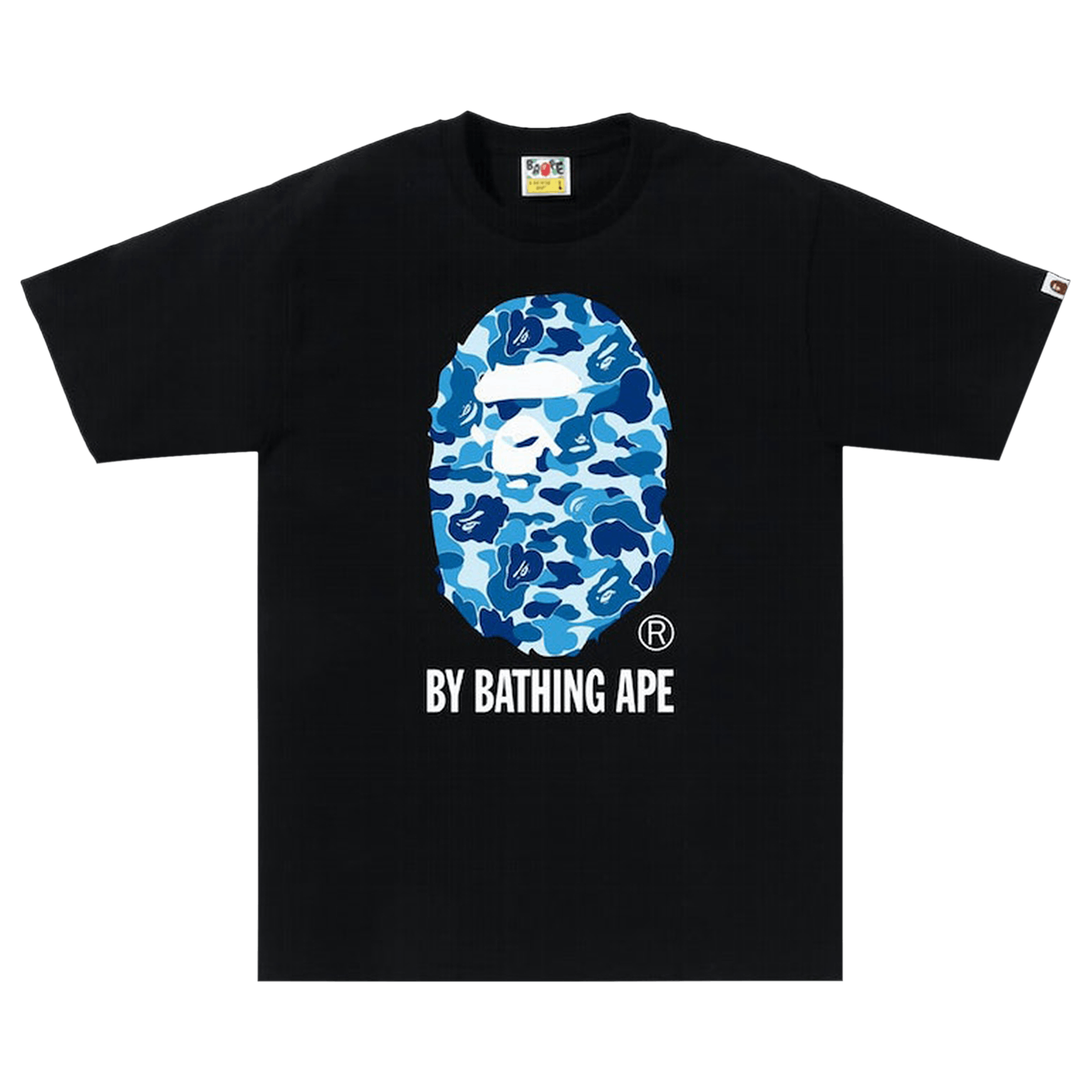BAPE ABC Camo By Bathing Ape Tee 'Black/Blue'