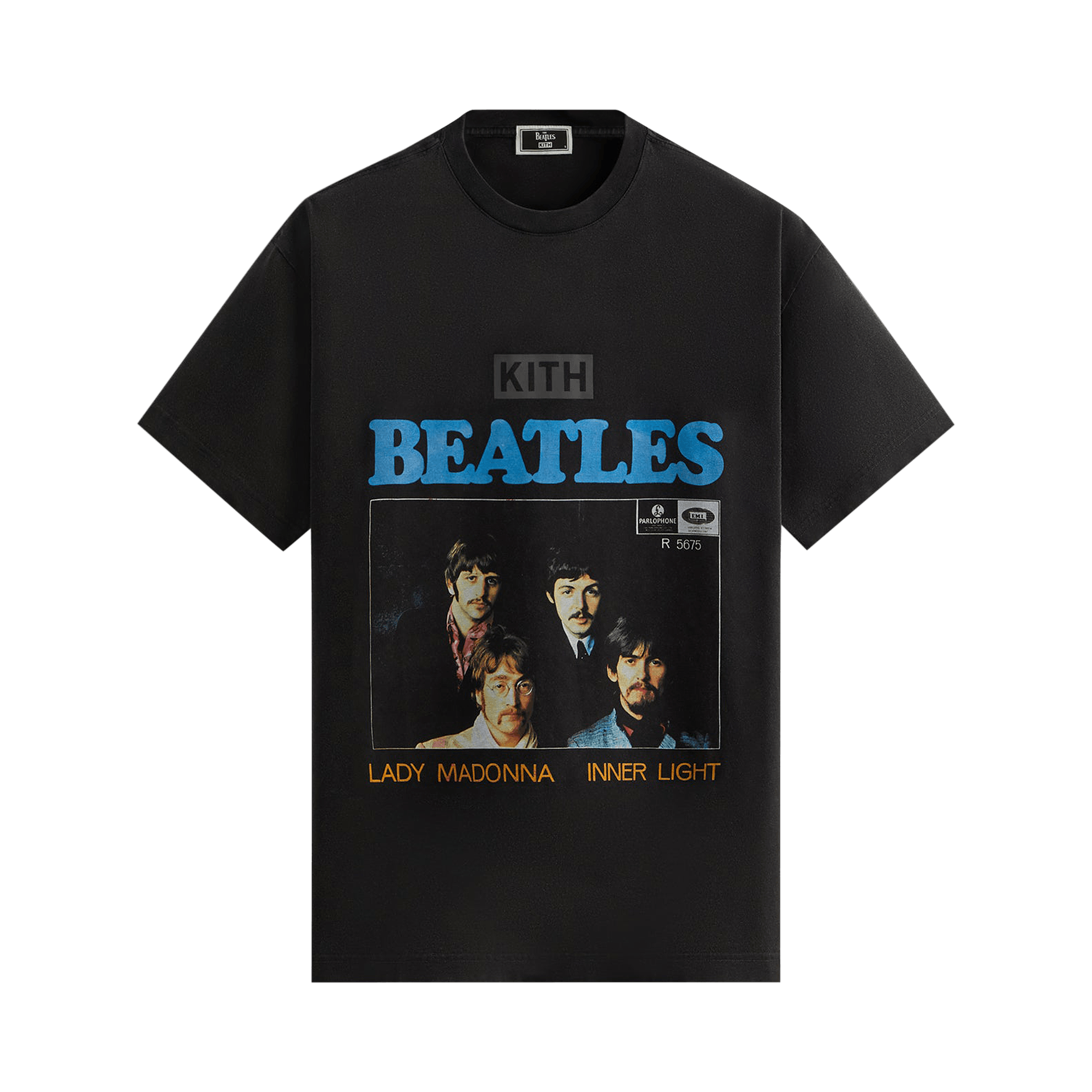Kith For The Beatles Inner Light Vintage Tee 'Black'
