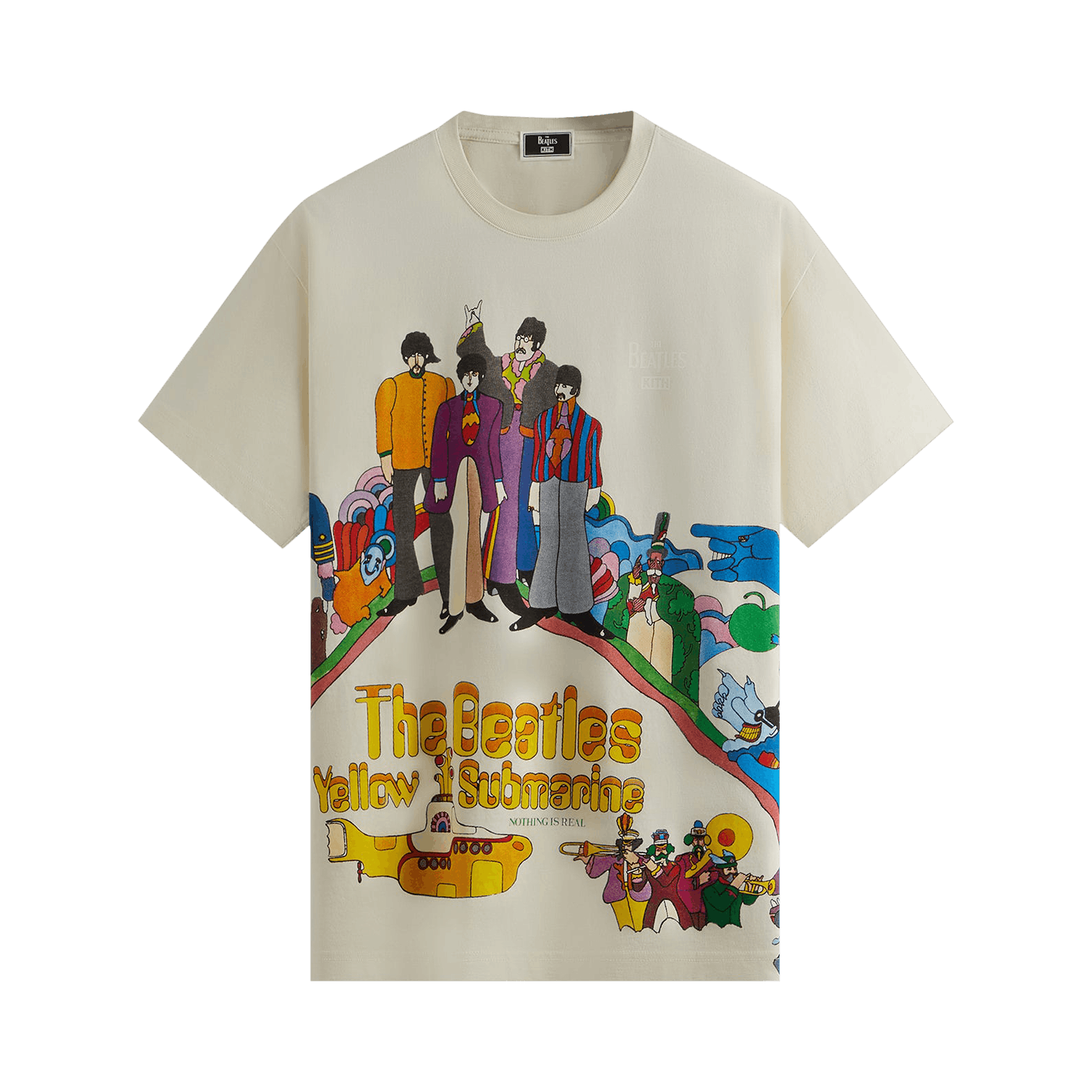 Kith For The Beatles Yellow Submarine Vintage Tee 'Sandrift'