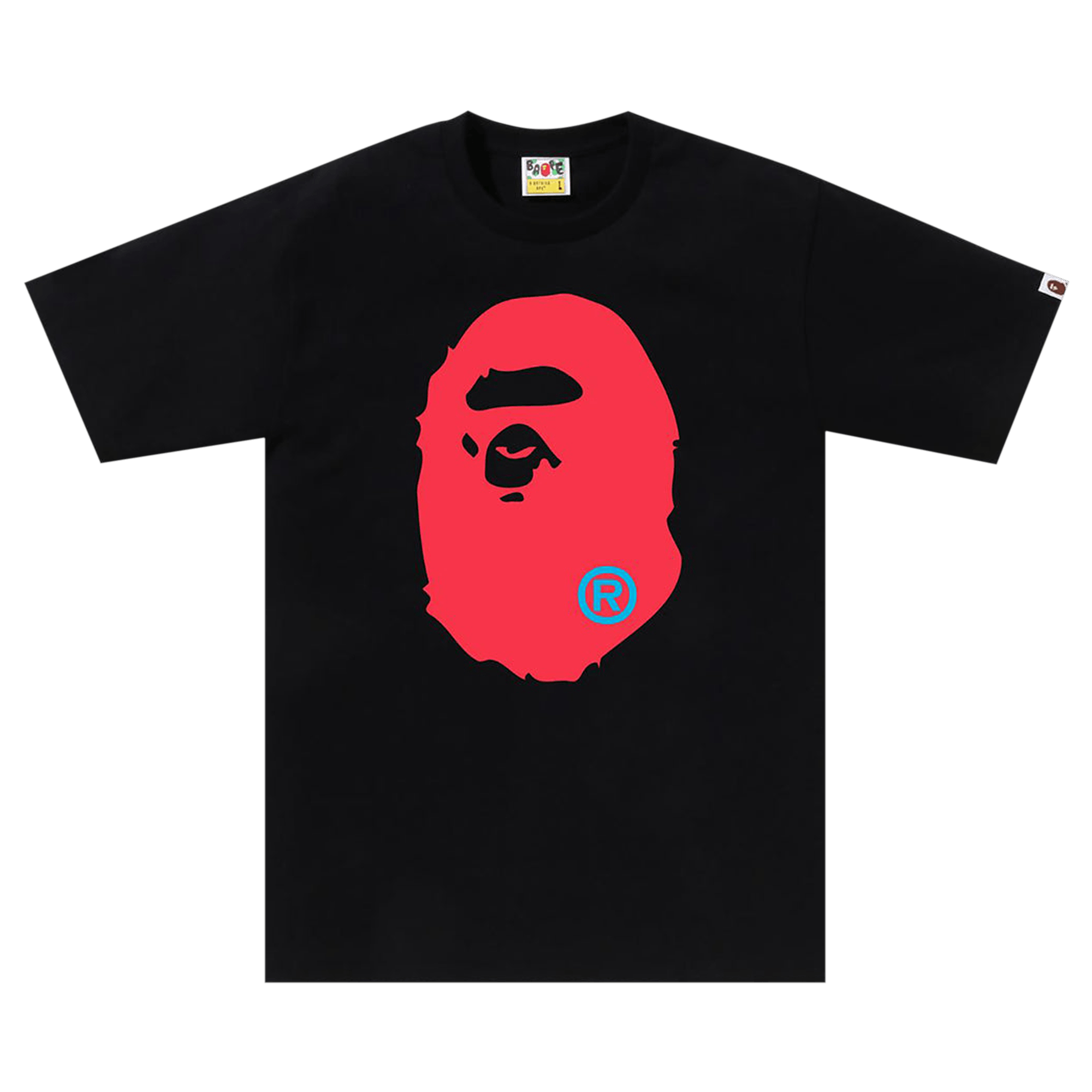 BAPE Colors Big Ape Head Tee 'Black'
