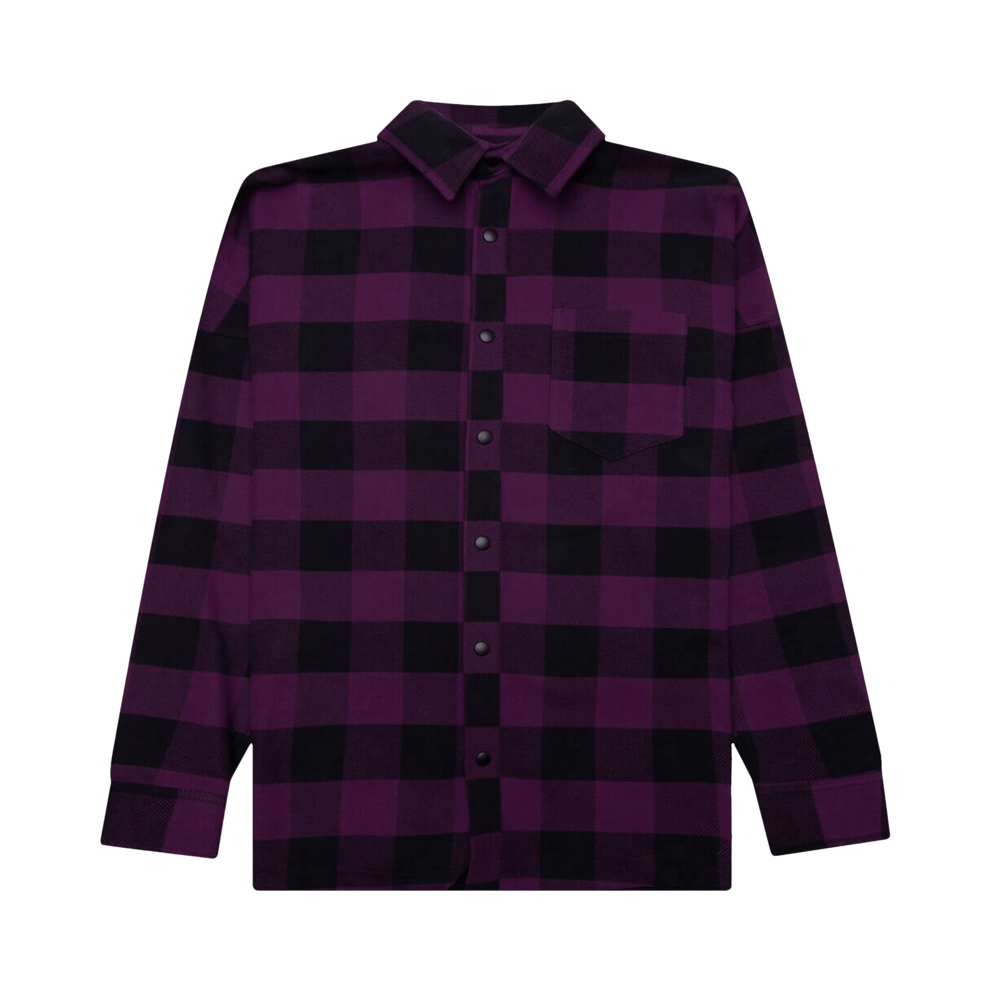 Palm Angels Classic Logo Overshirt 'Violet/White'