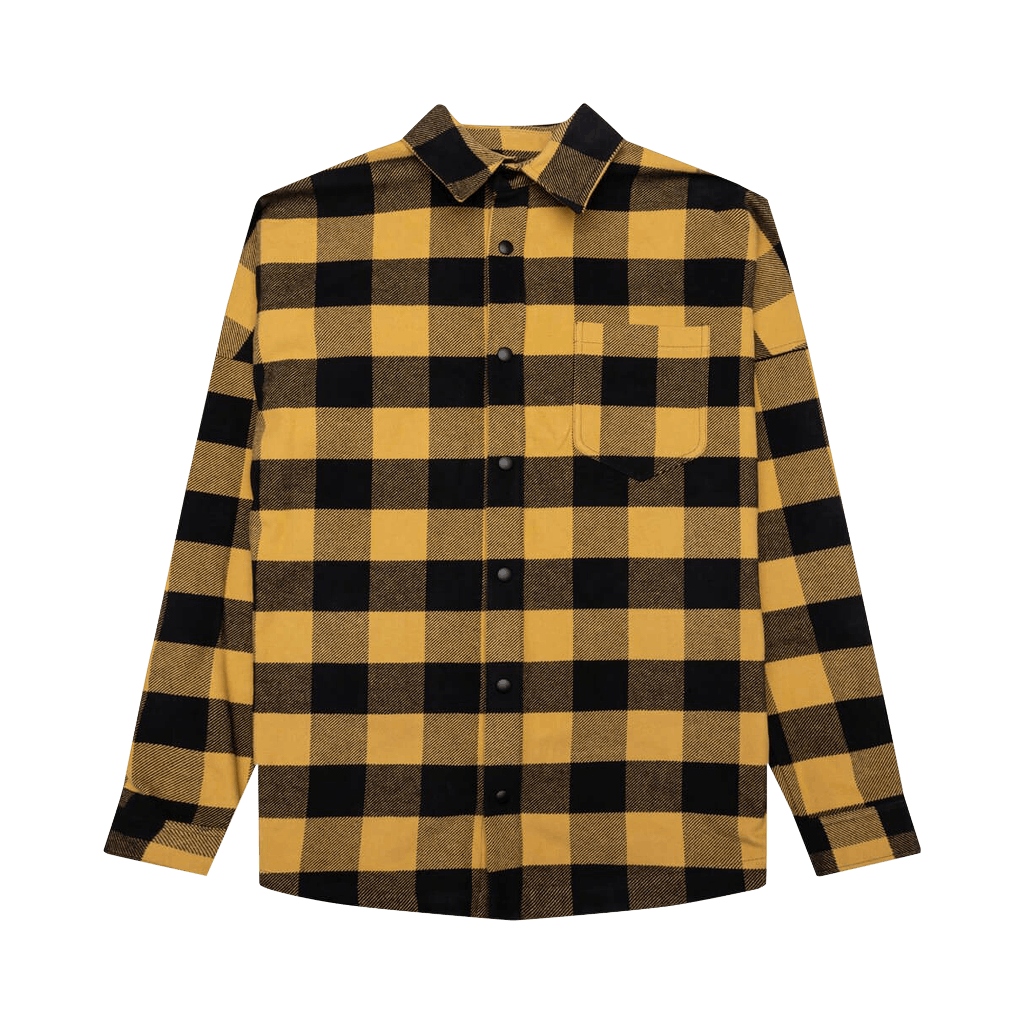 Palm Angels Classic Logo Overshirt 'Gold/White'