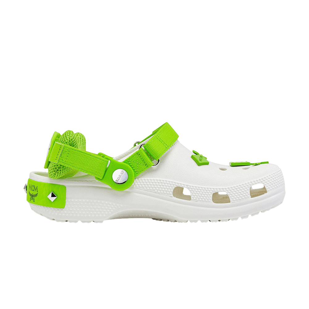 MCM x Classic Clog 'White Green'