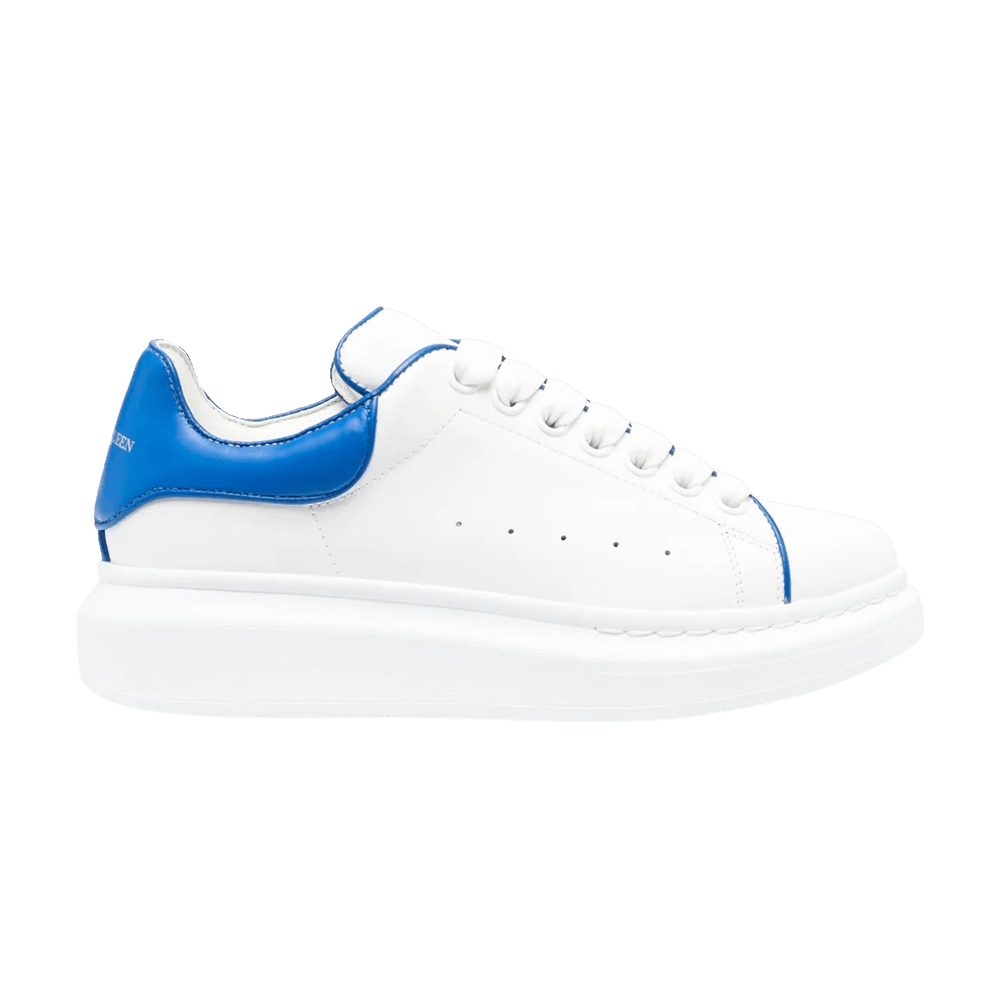 Alexander McQueen Wmns Oversized Sneaker 'White Blue Piping'