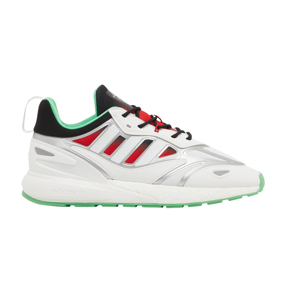 Buy Adidas ZX 2K Boost J 'Black Signal Green' - FX6129 | GOAT